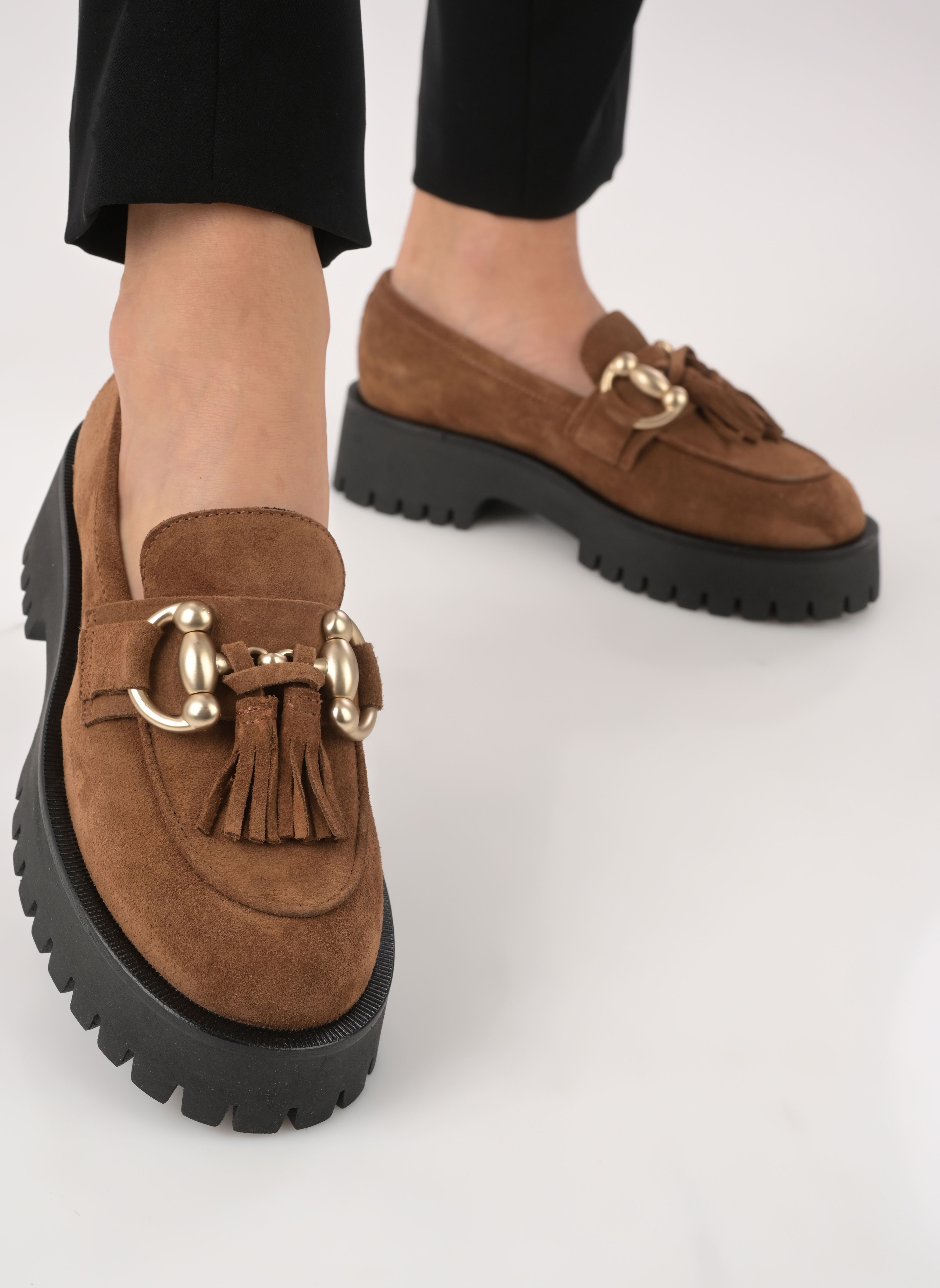 Loafer E007E1 damen braun Semerdjian Loafer E007E1 damen braun FOX