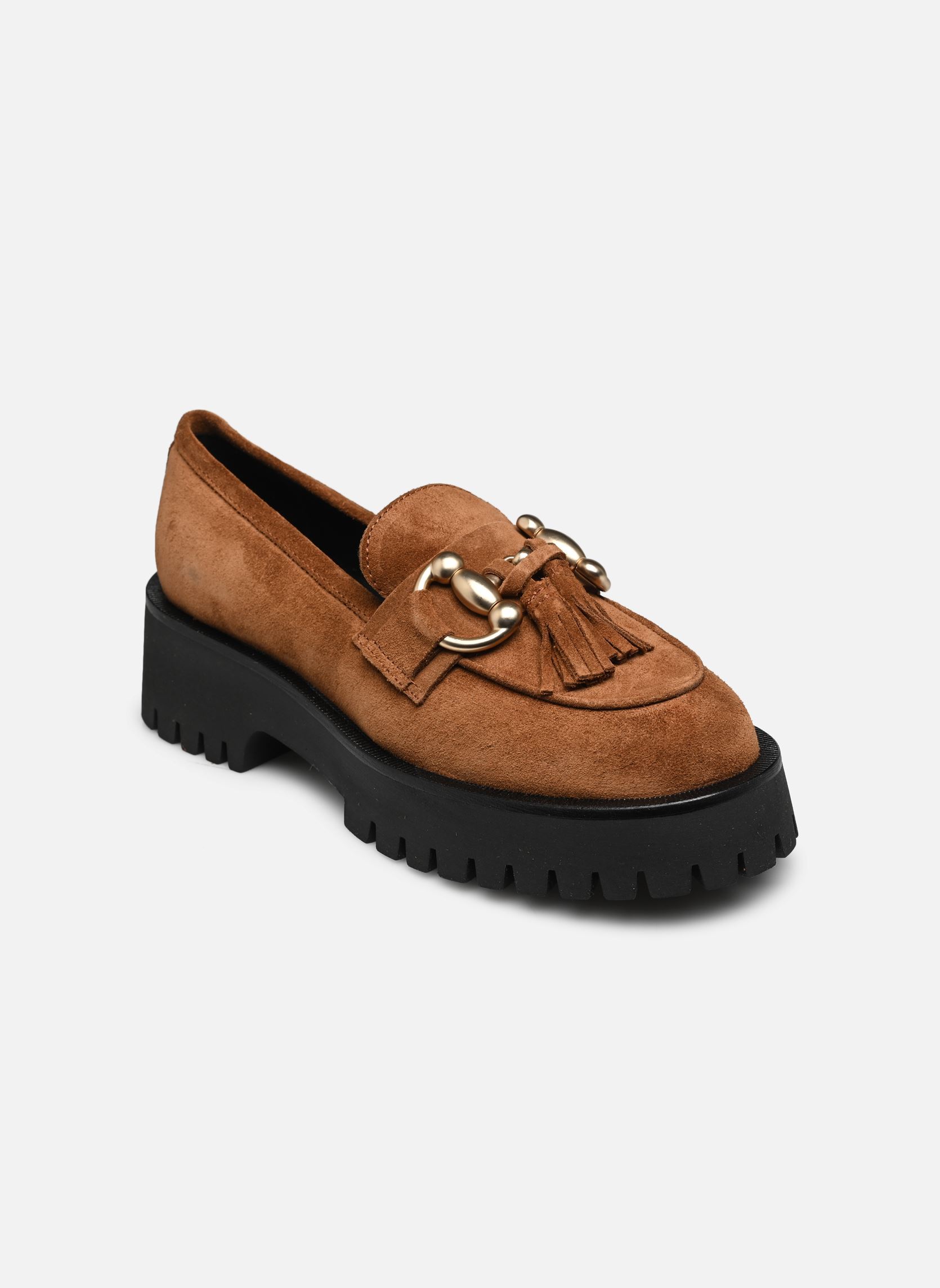 Mocassins Femme Semler Cuir Marron Taille 37,5 (UK 4,5) – Confort Largeur H – Neufs