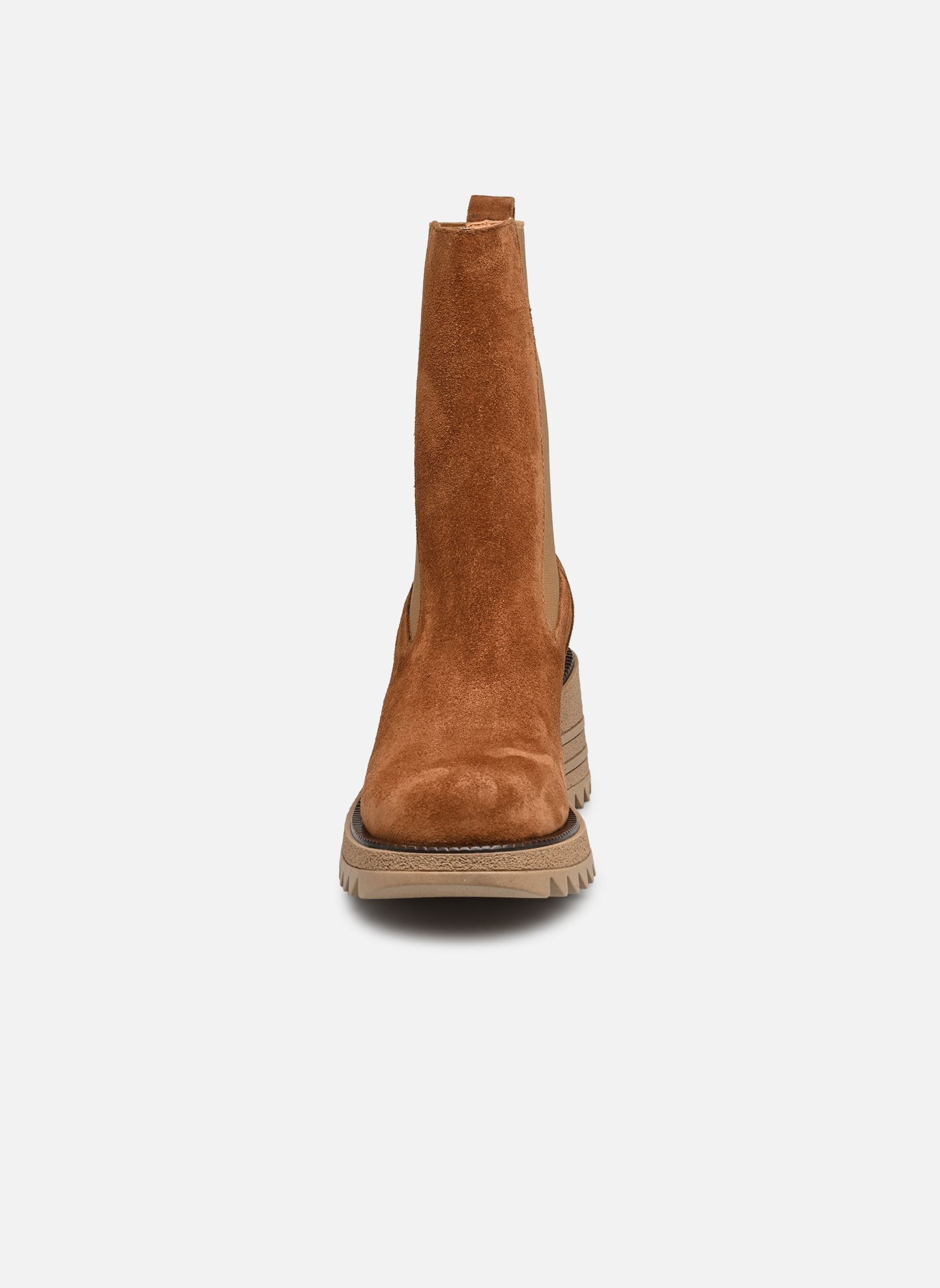 Bottines et boots E547E10 femme marron Semerdjian Bottines et boots E547E10 femme marron FOX