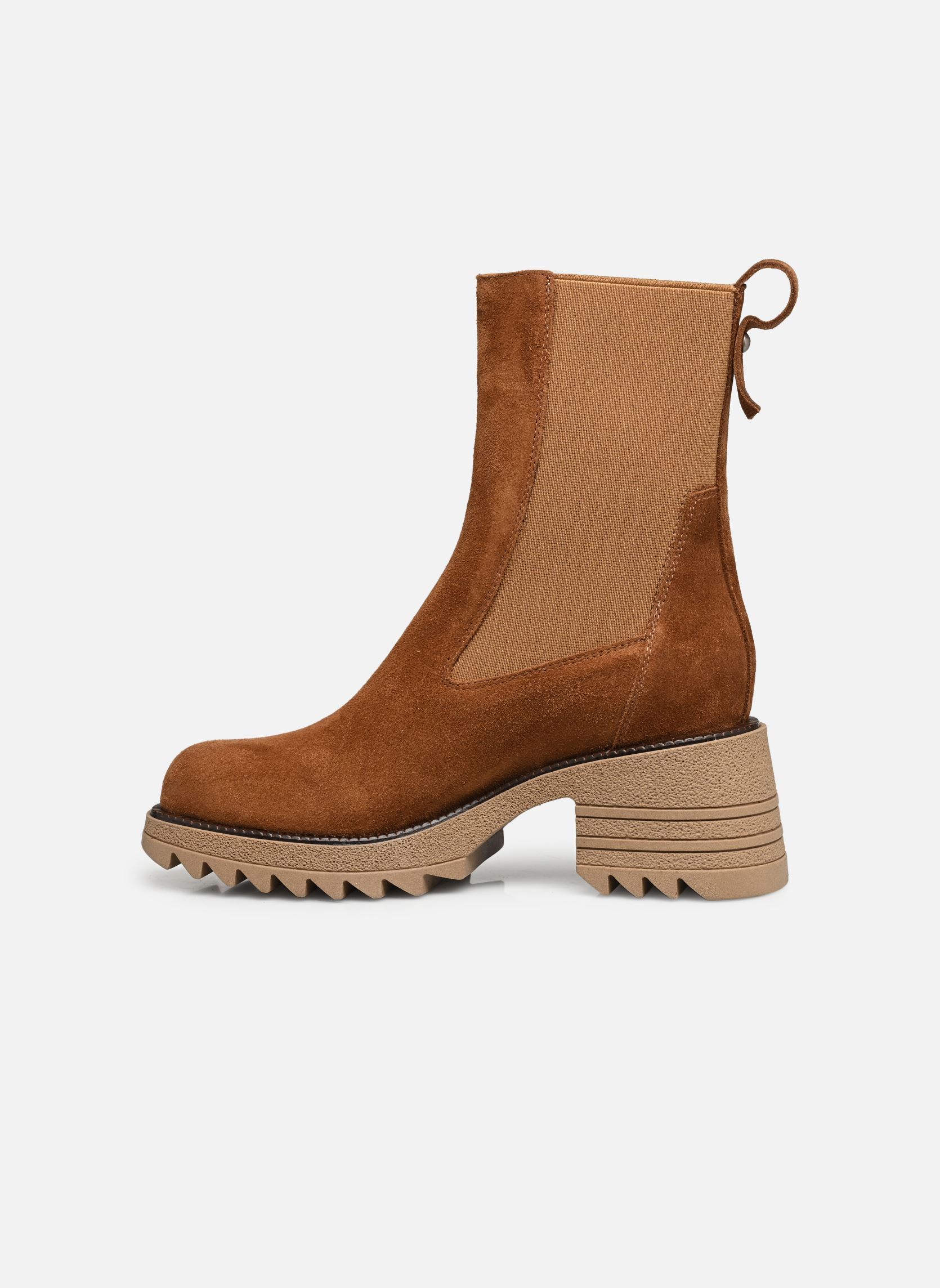 Bottines et boots E547E10 femme marron Semerdjian Bottines et boots E547E10 femme marron FOX