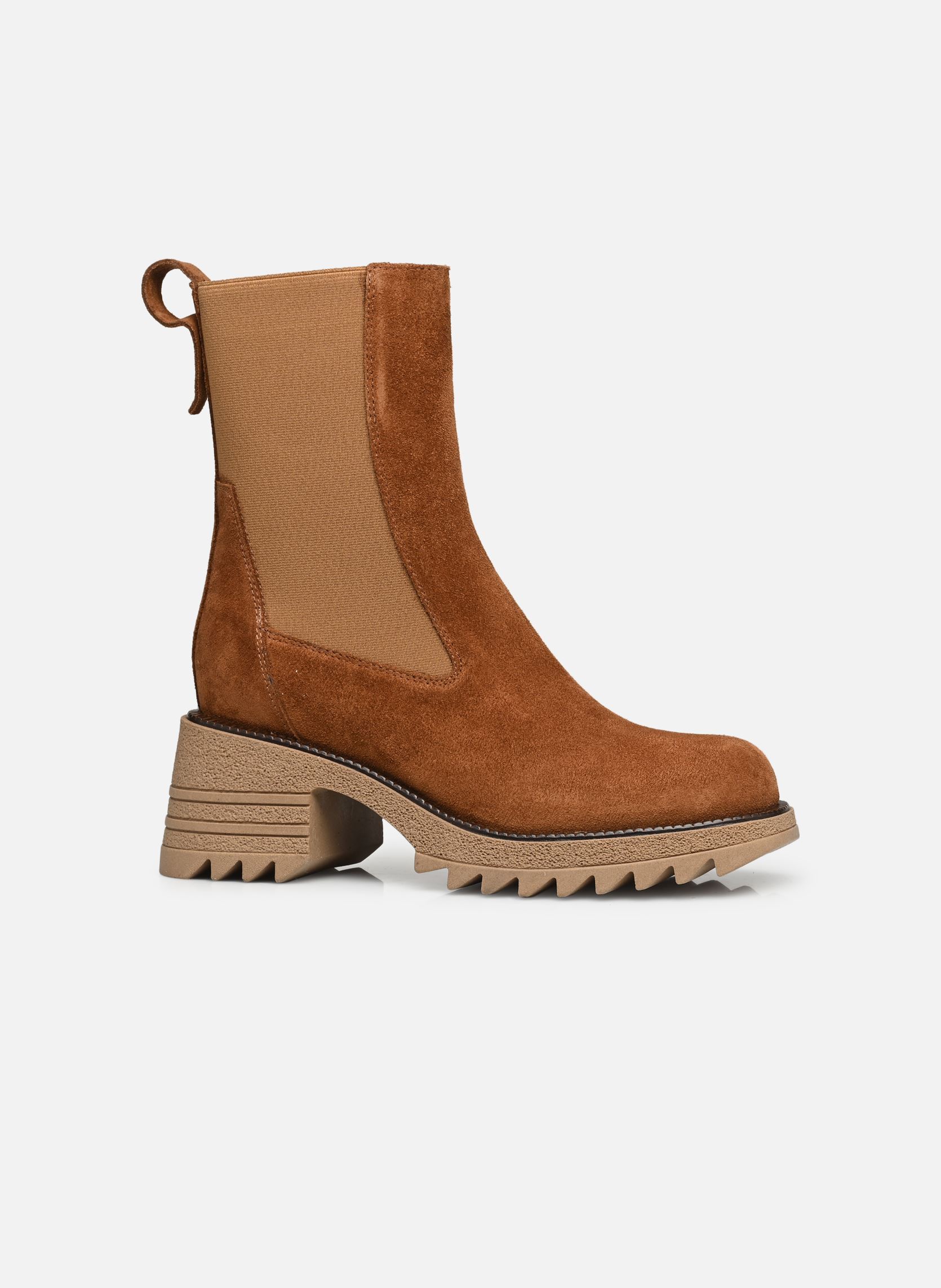 Bottines et boots E547E10 femme marron Semerdjian Bottines et boots E547E10 femme marron FOX