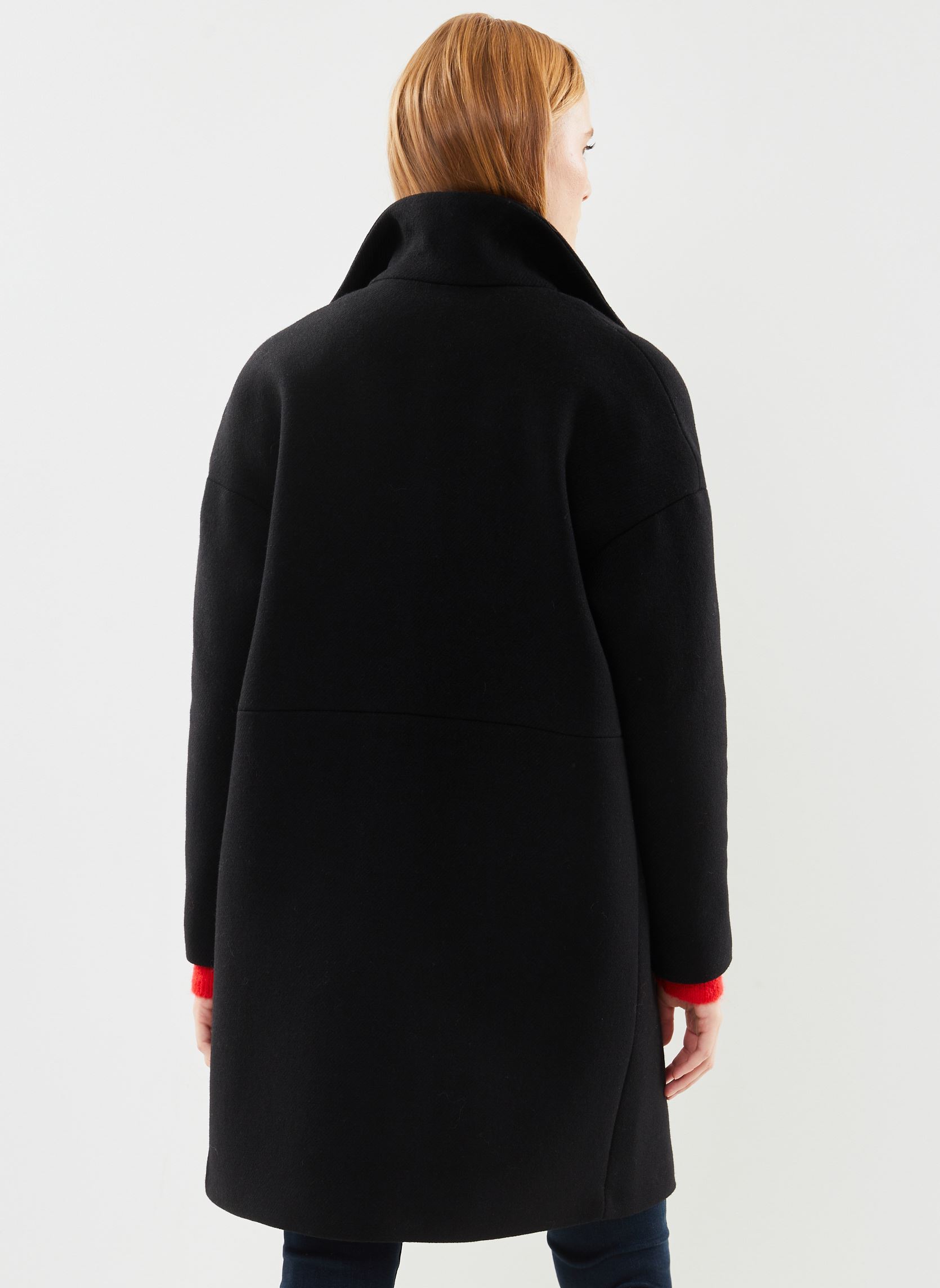 Manteaux VENEZUELA laine femme noir Georgia Rose Manteaux VENEZUELA laine femme noir NOIR