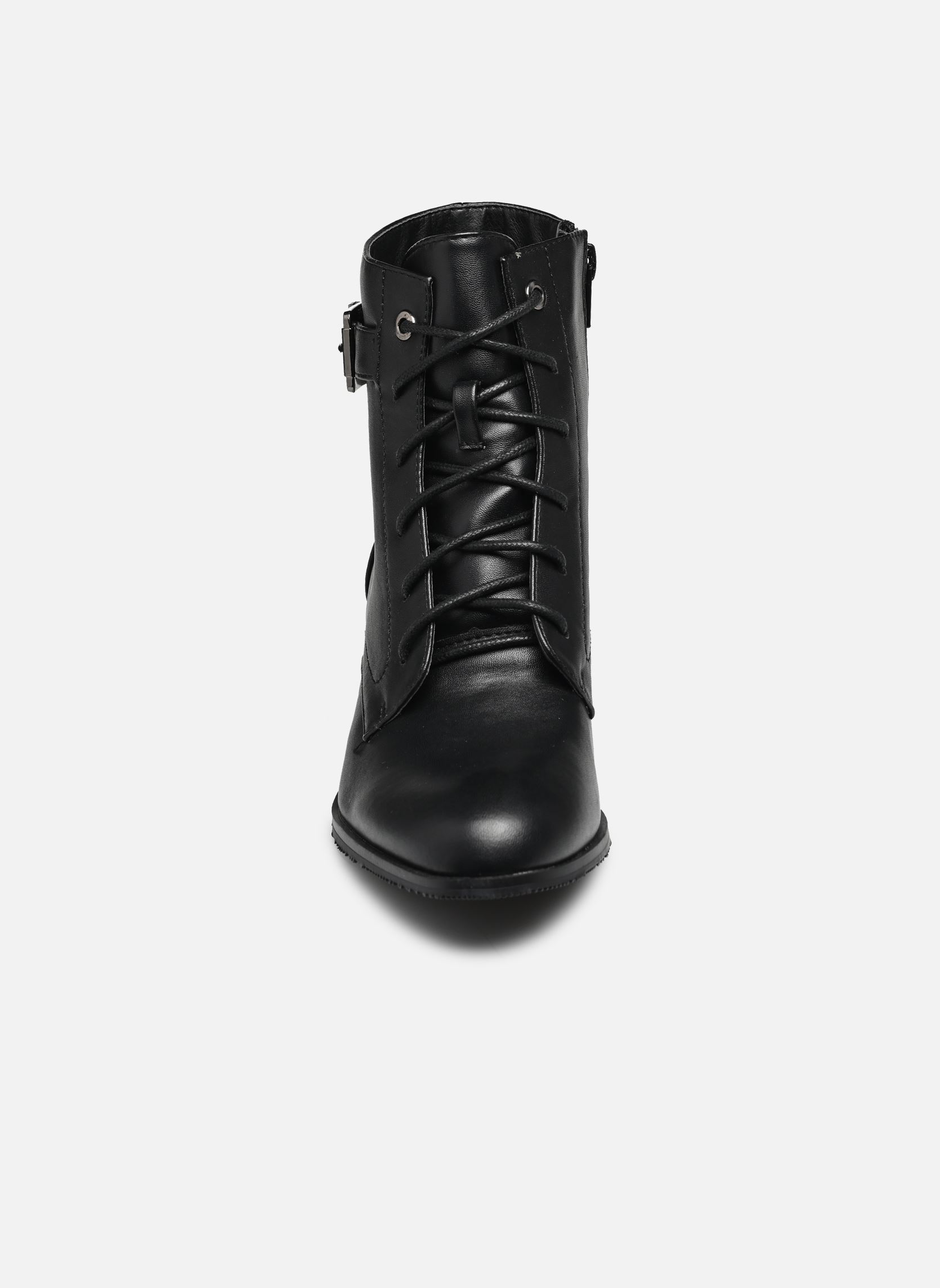 Veterlaarsjes QL4734_NOIR dames zwart Divine Factory Veterlaarsjes QL4734_NOIR dames zwart Noir