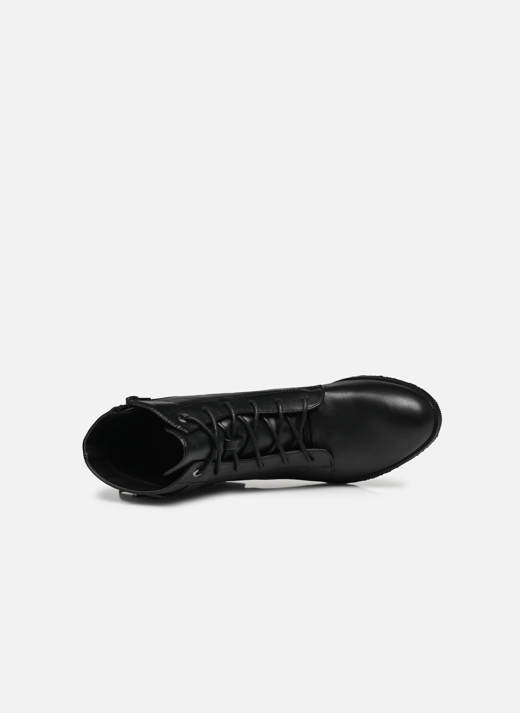 Veterlaarsjes QL4734_NOIR dames zwart Divine Factory Veterlaarsjes QL4734_NOIR dames zwart Noir