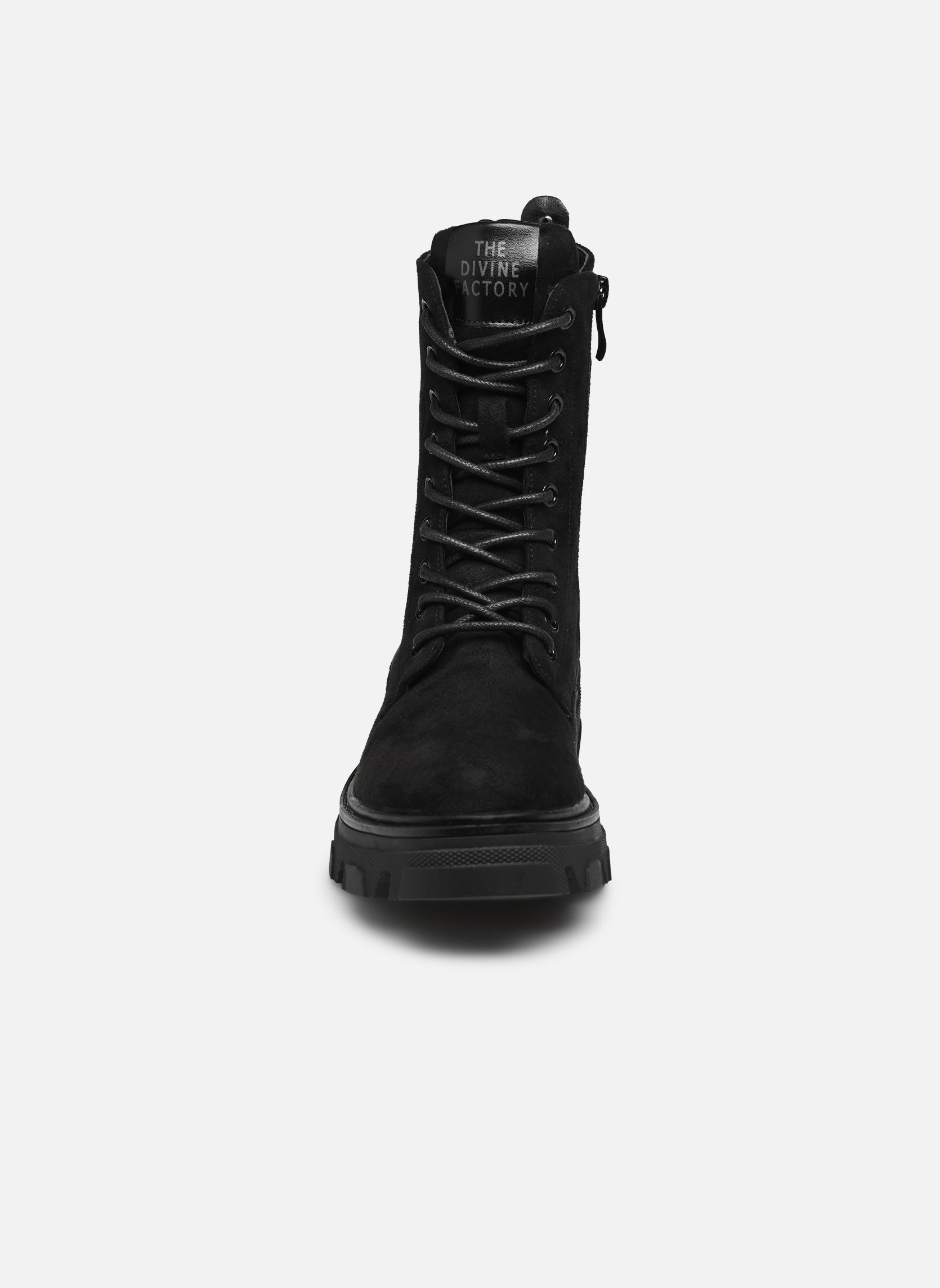 Bottines à lacets MY4916_NOIR femme noir Divine Factory Bottines à lacets MY4916_NOIR femme noir Noir