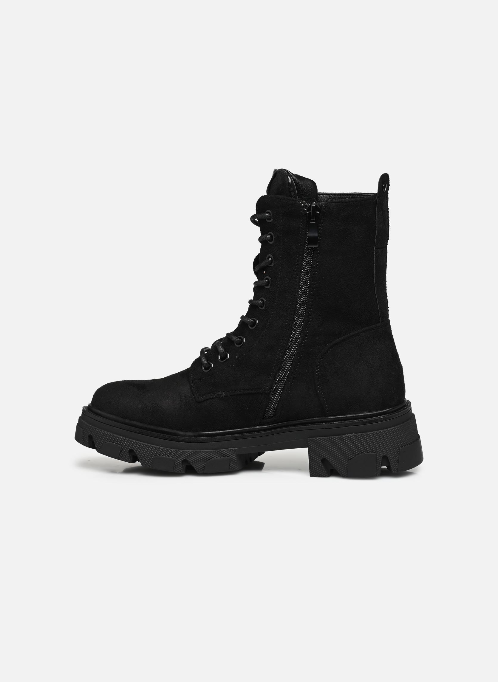 Bottines à lacets MY4916_NOIR femme noir Divine Factory Bottines à lacets MY4916_NOIR femme noir Noir