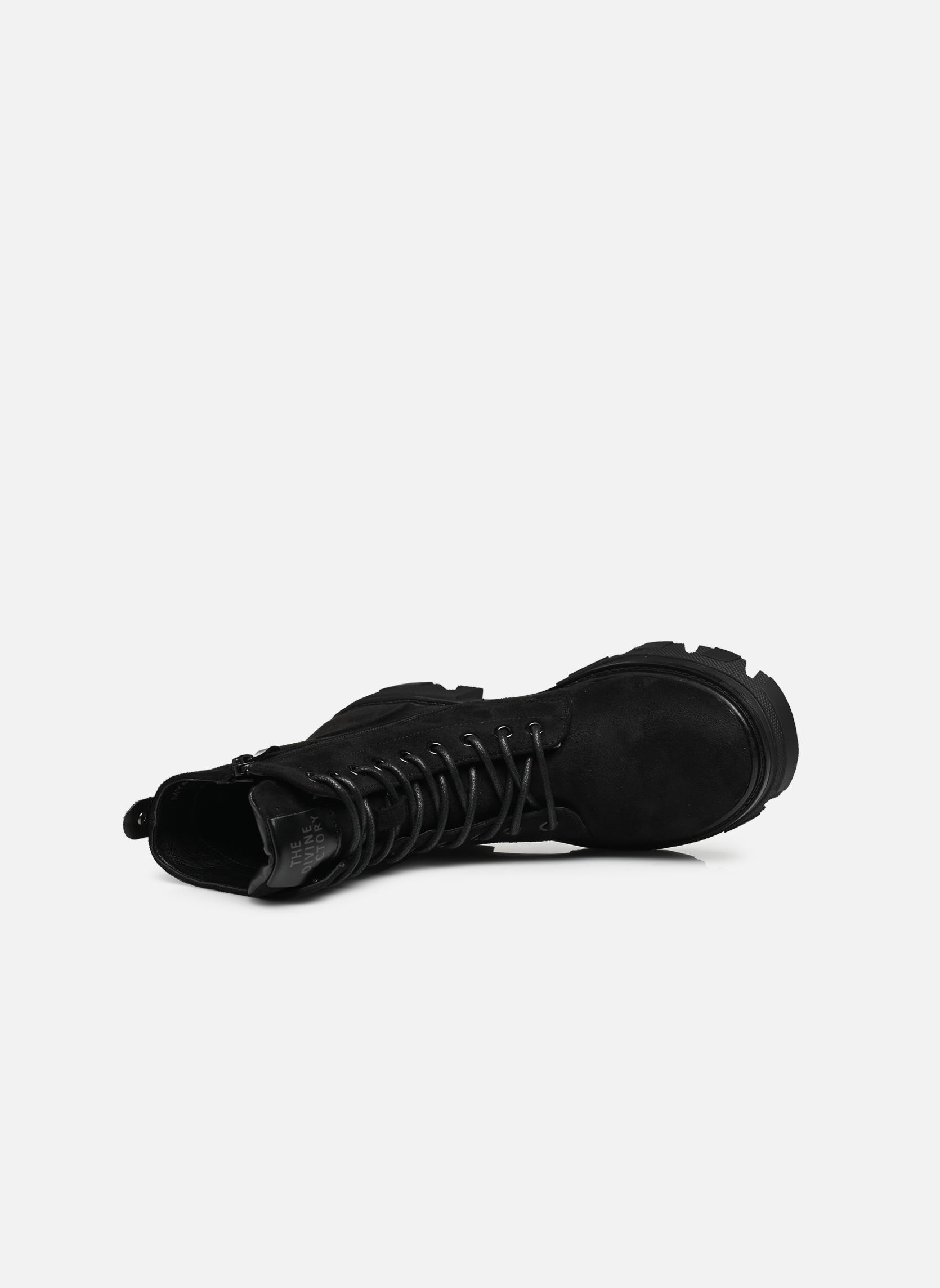 Bottines à lacets MY4916_NOIR femme noir Divine Factory Bottines à lacets MY4916_NOIR femme noir Noir