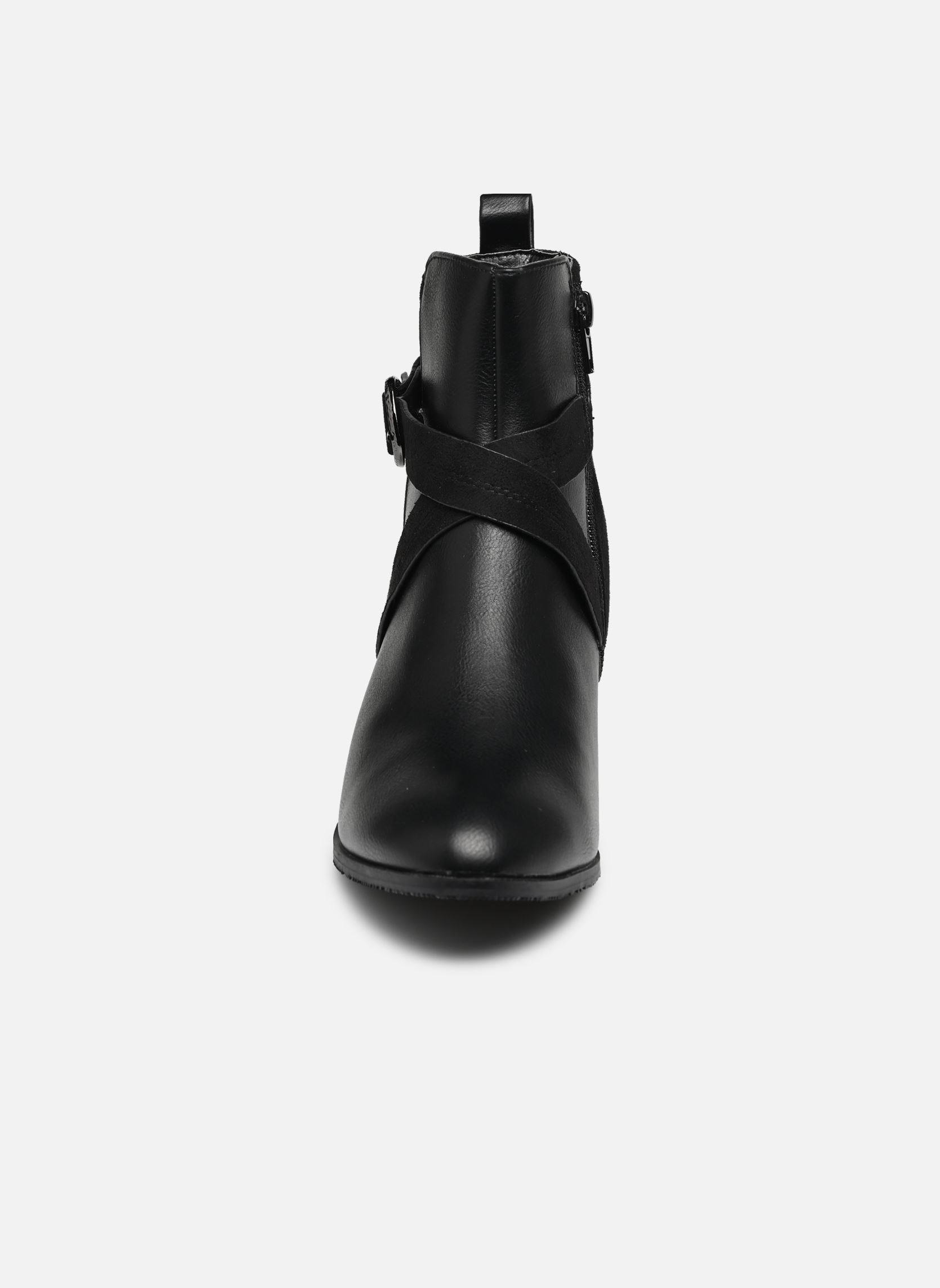 Enkellaarzen en boots QL4942_NOIR dames zwart Divine Factory Enkellaarzen en boots QL4942_NOIR dames zwart Noir