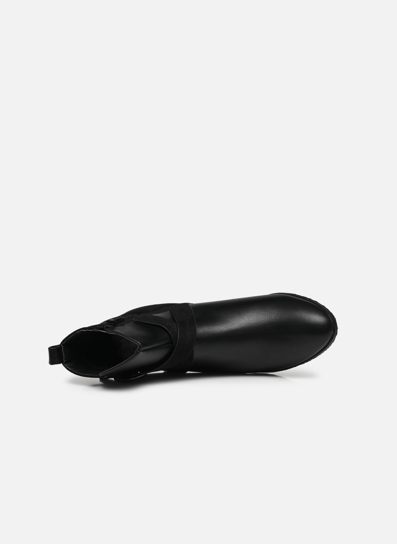 Enkellaarzen en boots QL4942_NOIR dames zwart Divine Factory Enkellaarzen en boots QL4942_NOIR dames zwart Noir