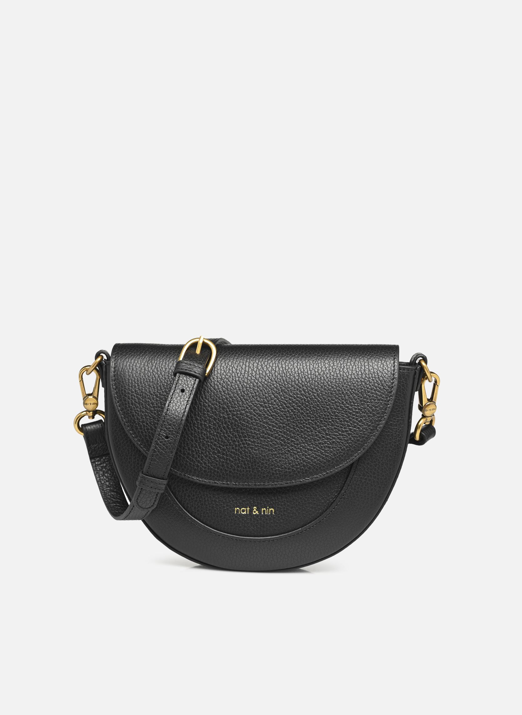 Umhängetaschen Bora Graine damen schwarz Nat & Nin Umhängetaschen Bora Graine damen schwarz NOIR GRAINÉ