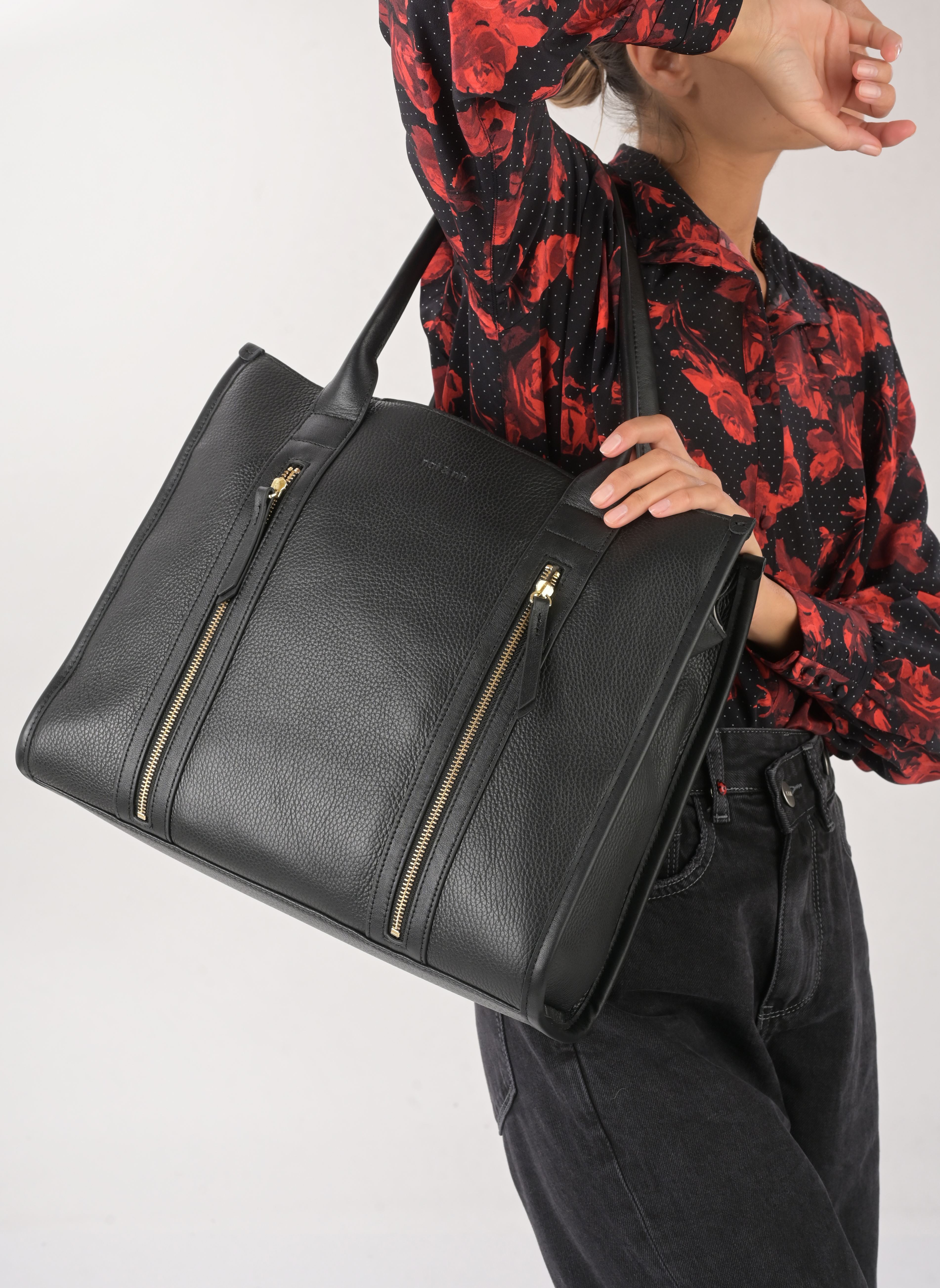 Shopper Opera damen schwarz Nat & Nin Shopper Opera damen schwarz Noir Grainé