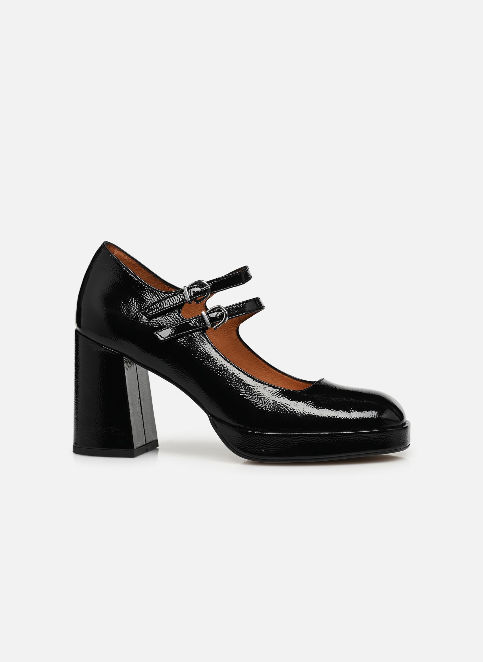 Slingback pumps VERITE dames zwart Jonak Slingback pumps VERITE dames zwart VERNIS PLISSE NOIR