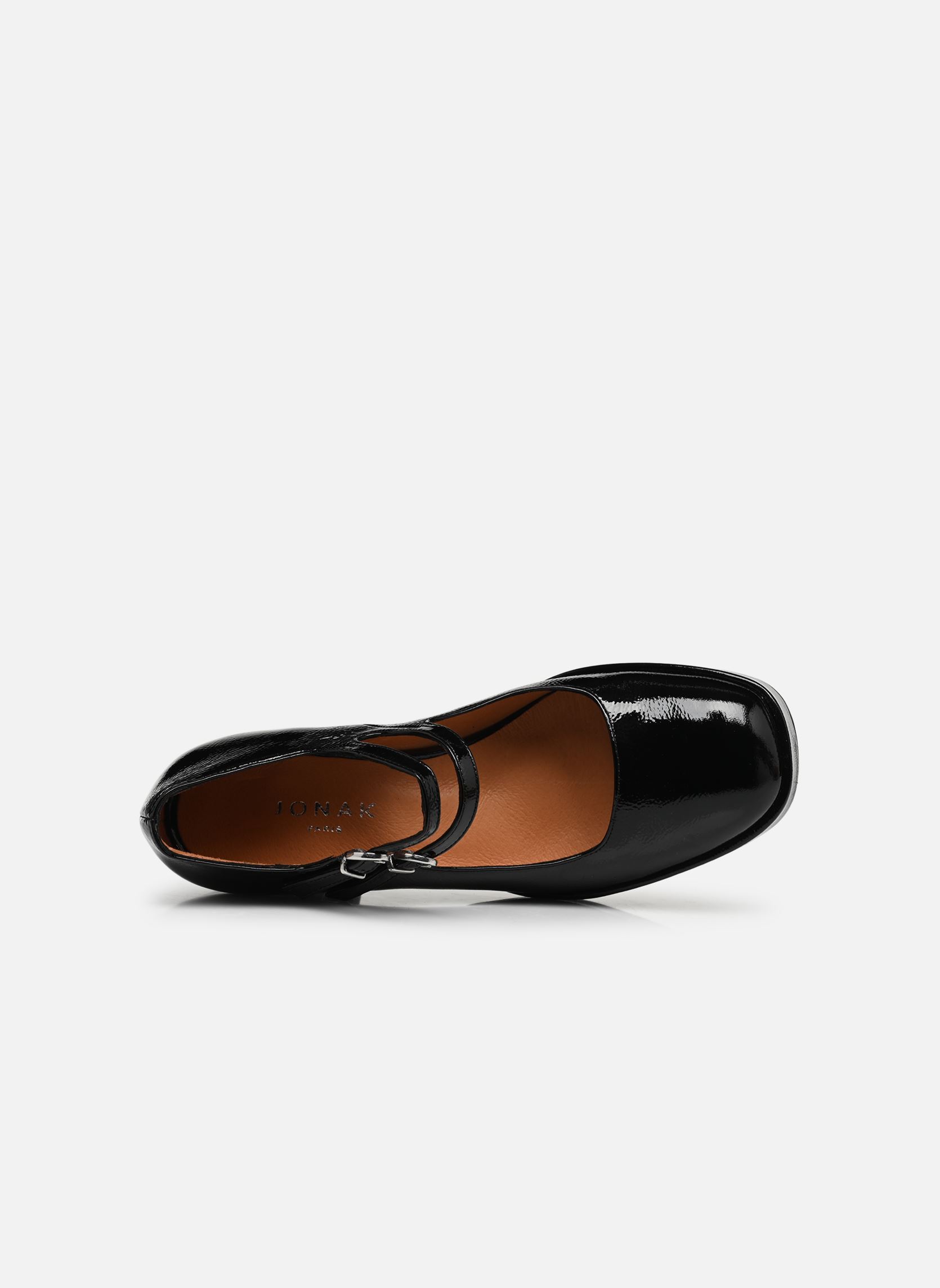 Slingback pumps VERITE dames zwart Jonak Slingback pumps VERITE dames zwart VERNIS PLISSE NOIR