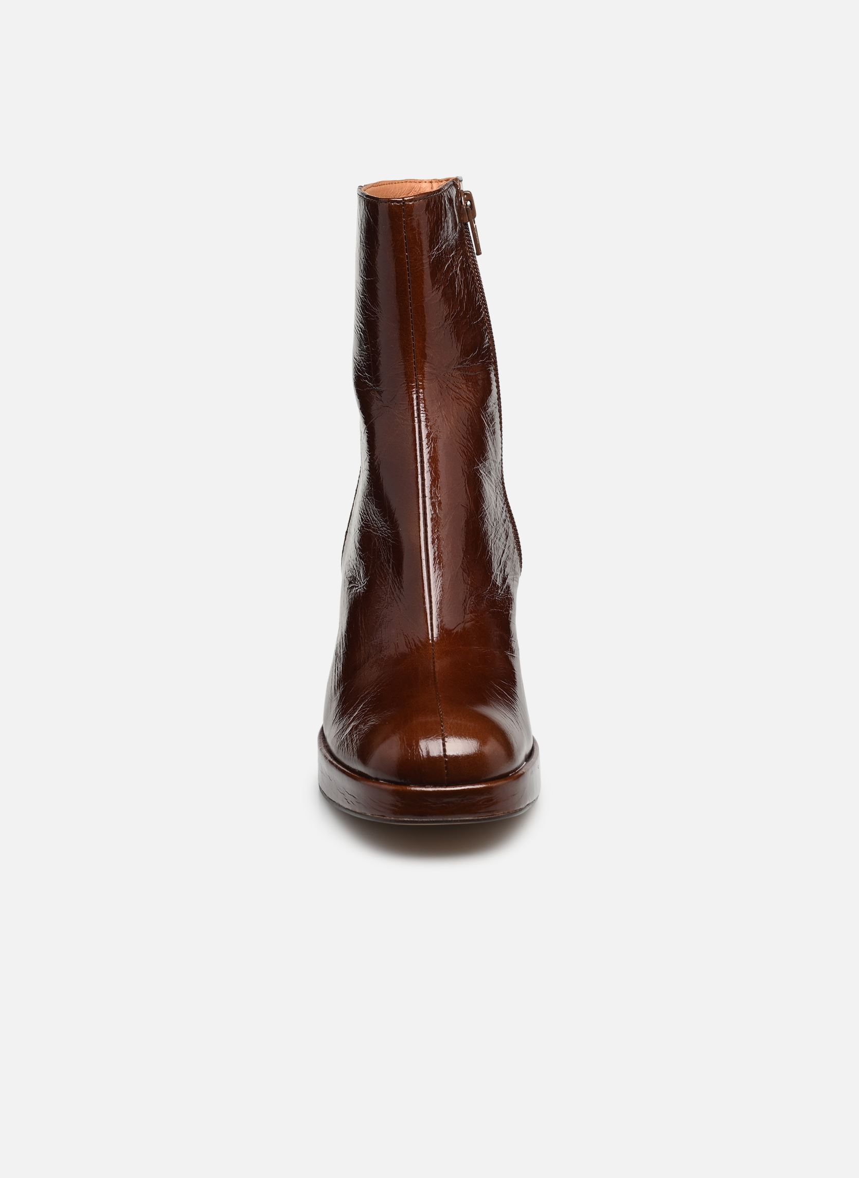 Stiefeletten und Stiefel VORIS damen braun Jonak Stiefeletten und Stiefel VORIS damen braun CUIR BRILLANT MARRON