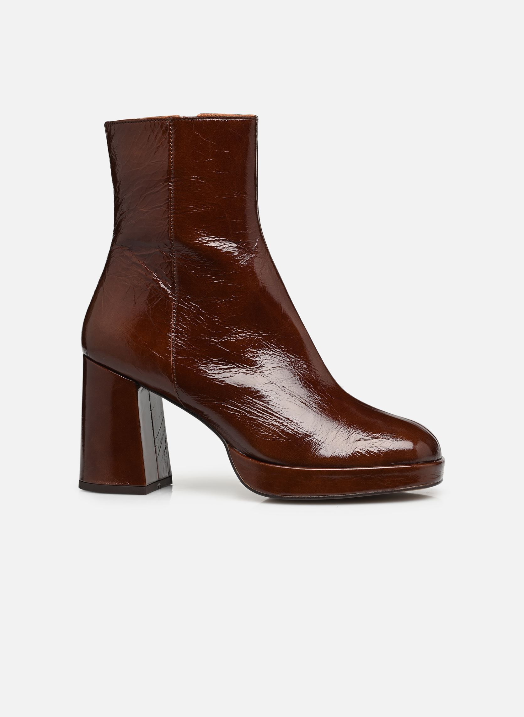 Stiefeletten und Stiefel VORIS damen braun Jonak Stiefeletten und Stiefel VORIS damen braun CUIR BRILLANT MARRON