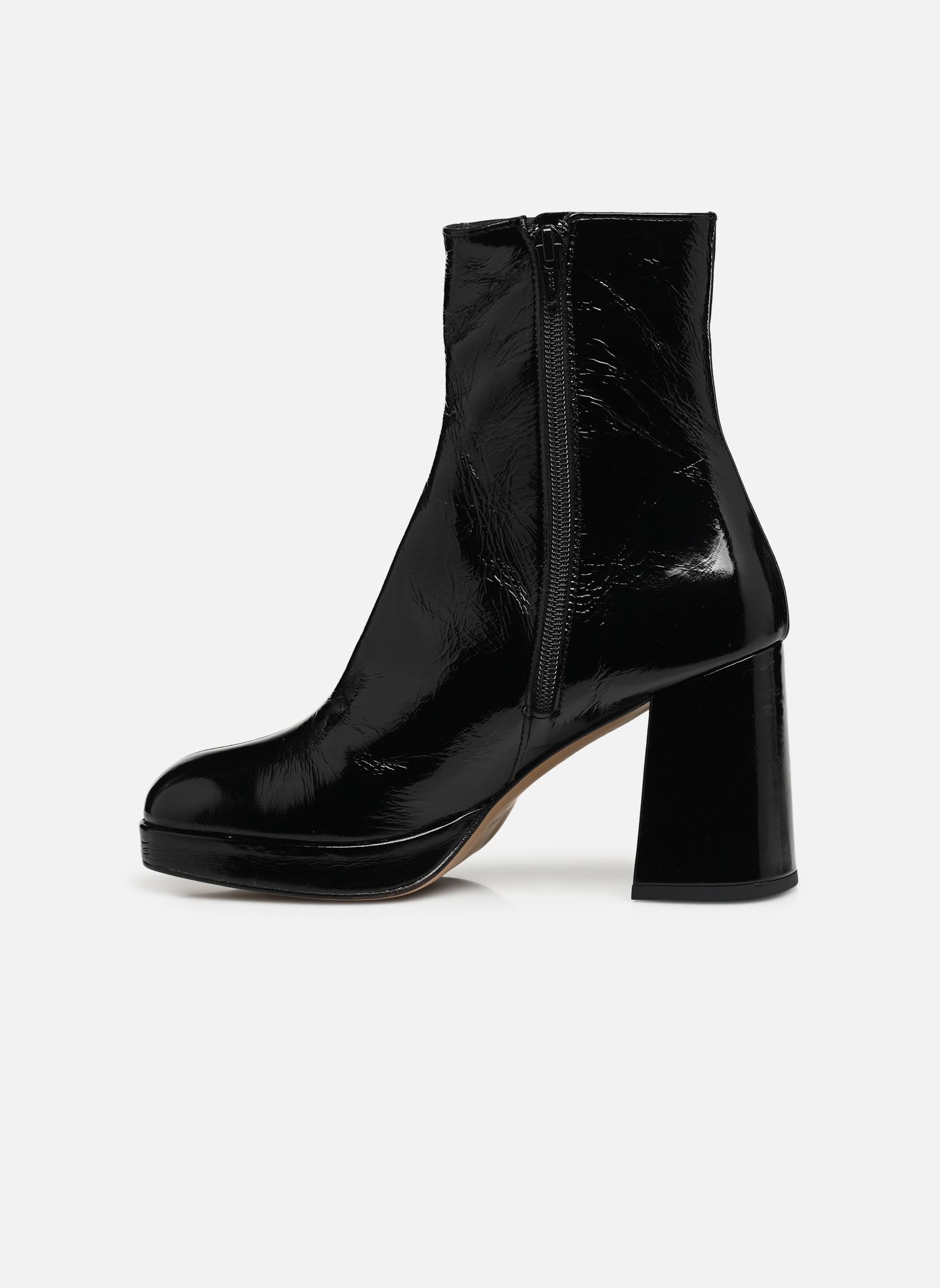 Stiefeletten und Stiefel VORIS damen schwarz Jonak Stiefeletten und Stiefel VORIS damen schwarz CUIR BRILLANT NOIR