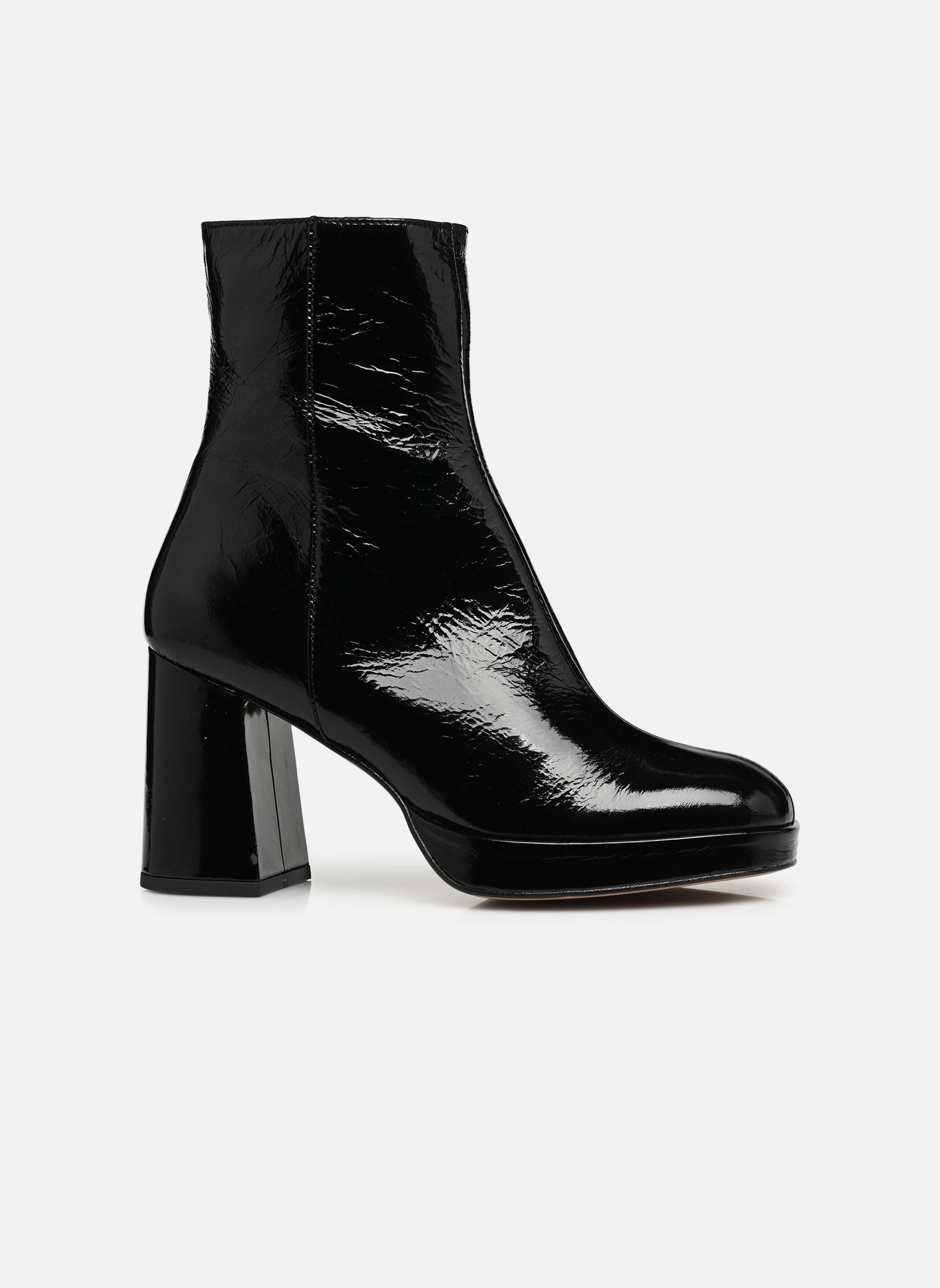 Stiefeletten und Stiefel VORIS damen schwarz Jonak Stiefeletten und Stiefel VORIS damen schwarz CUIR BRILLANT NOIR