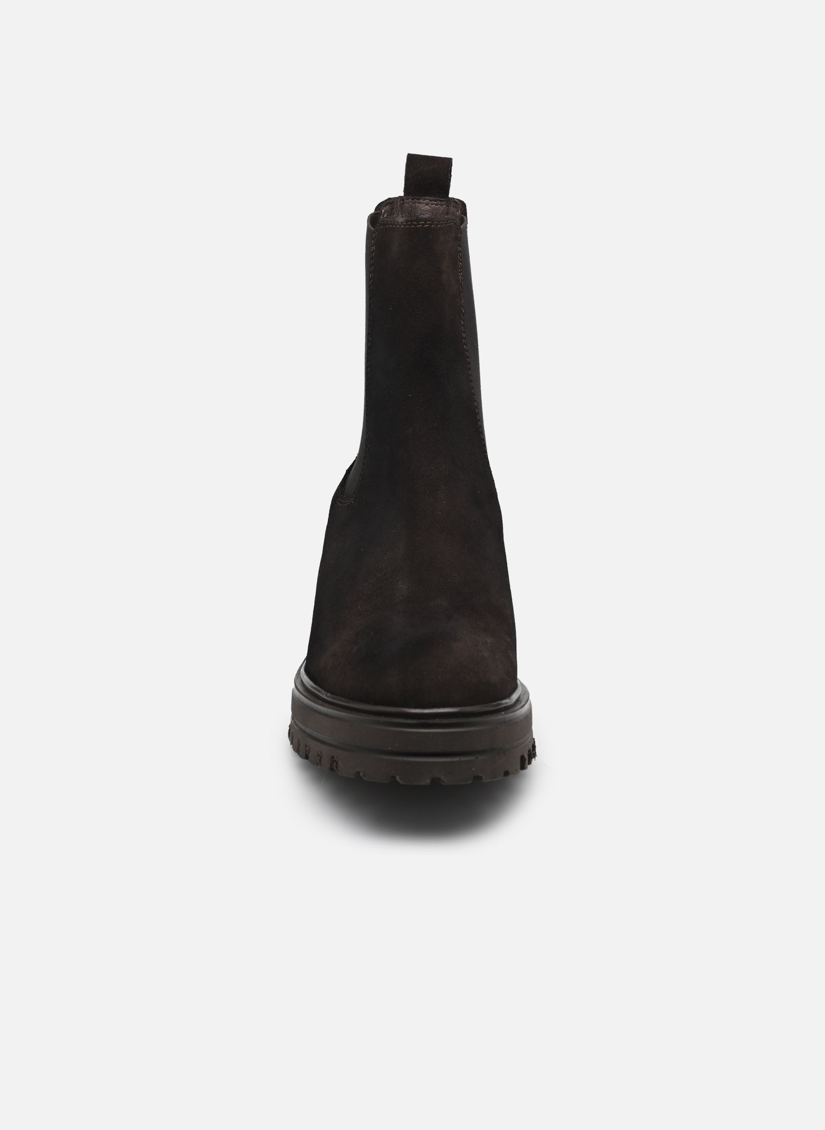 Bottines Massini Marron Foncé - Pointure 7.5 N (étroite) - Talon Haut - Occasion