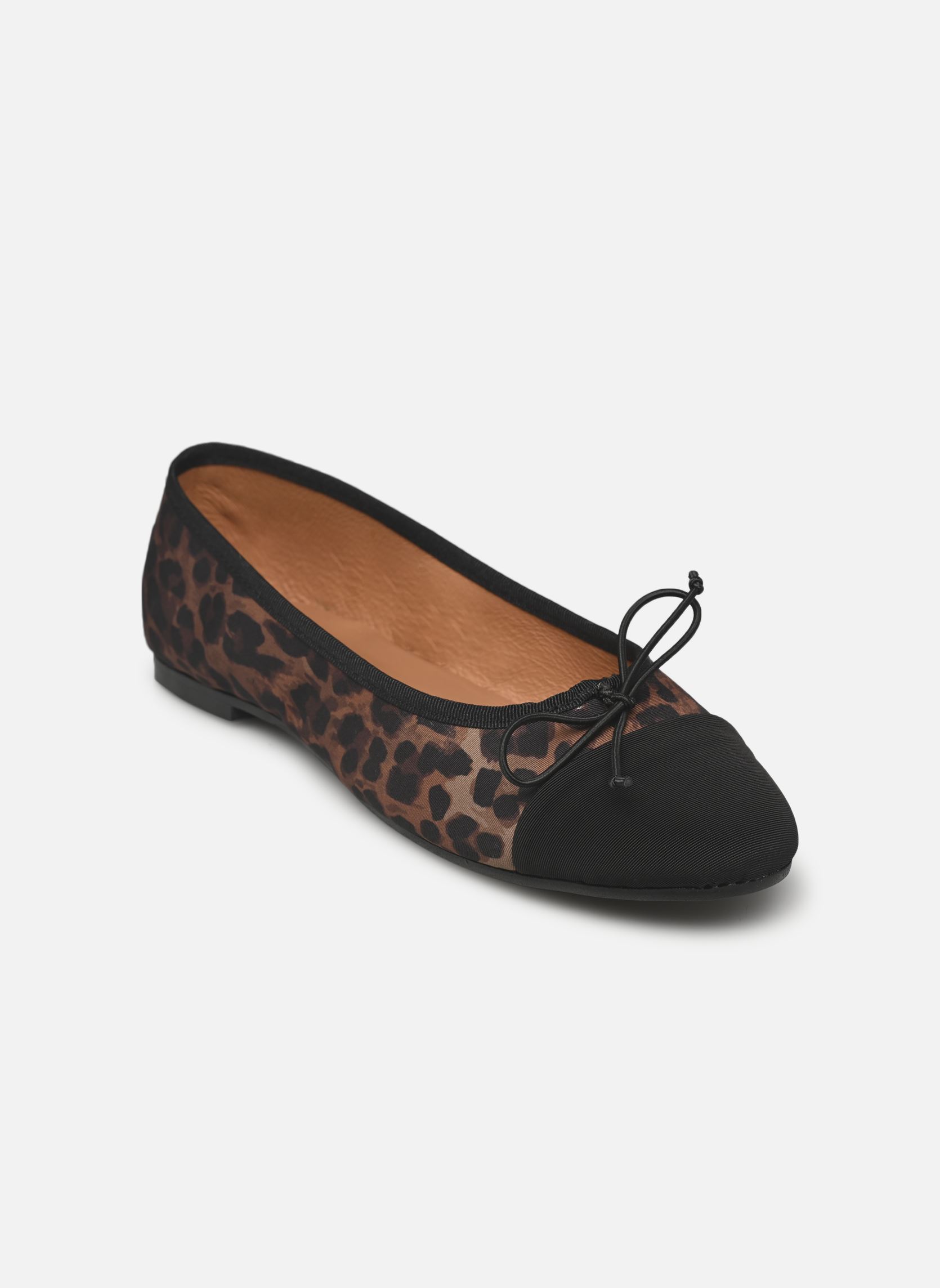 Ballerines classiques DAXI femme marron Jonak Ballerines classiques DAXI femme marron Leopard Marron