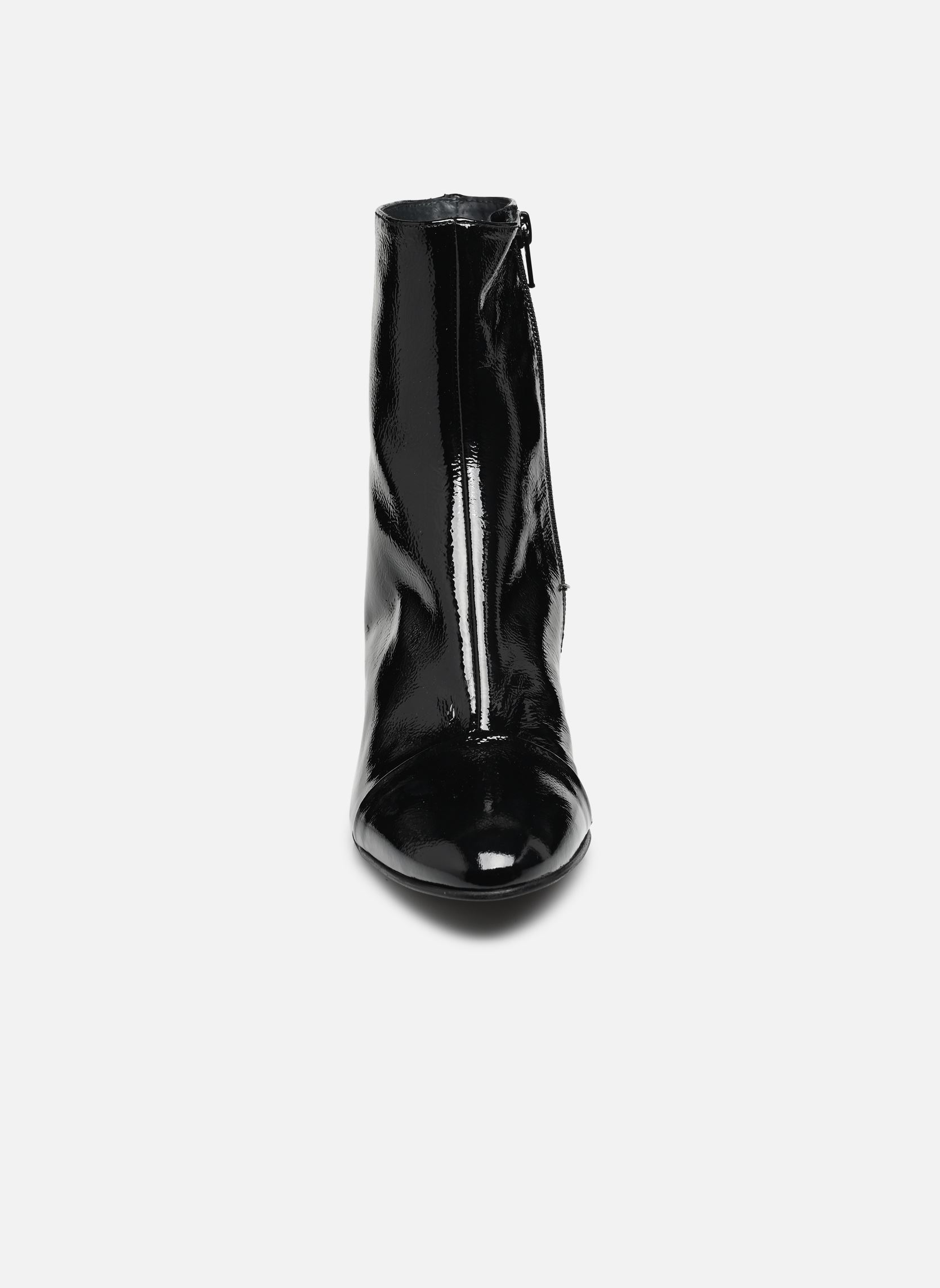 Stiefeletten und Stiefel DONIAMA damen schwarz Jonak Stiefeletten und Stiefel DONIAMA damen schwarz VERNIS PLISSE NOIR