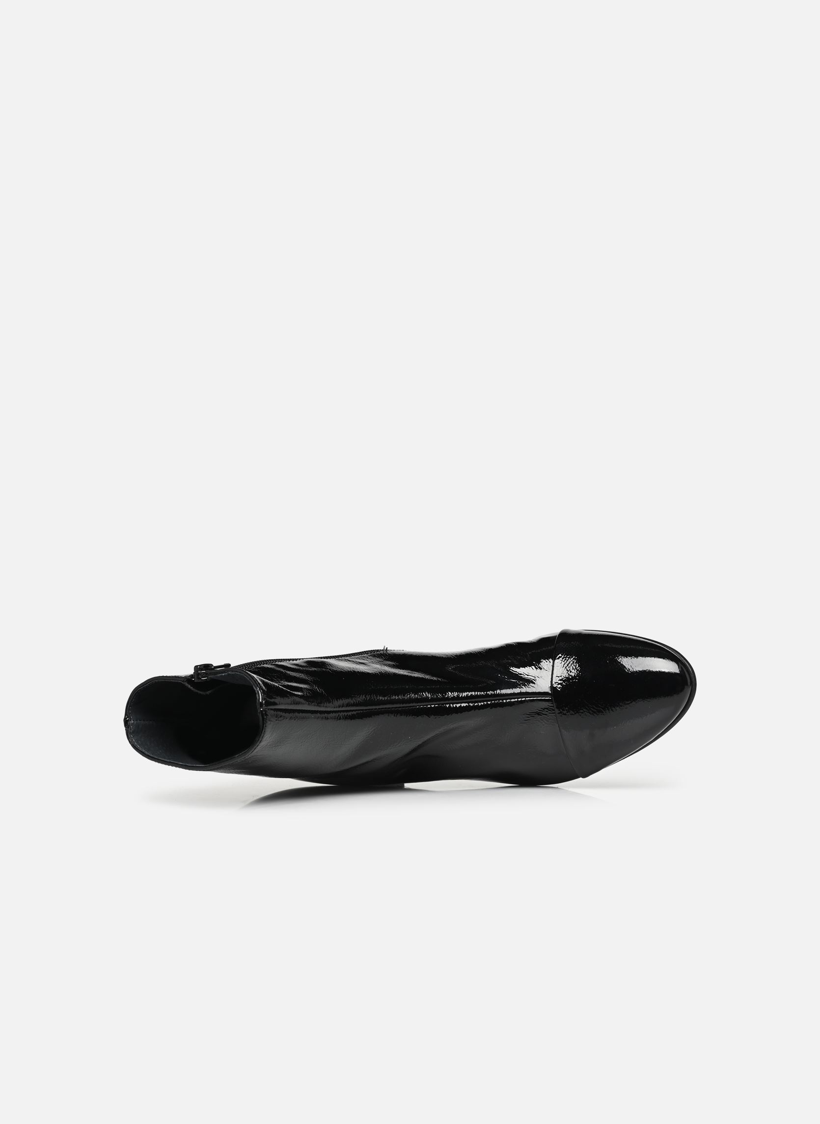 Stiefeletten und Stiefel DONIAMA damen schwarz Jonak Stiefeletten und Stiefel DONIAMA damen schwarz VERNIS PLISSE NOIR