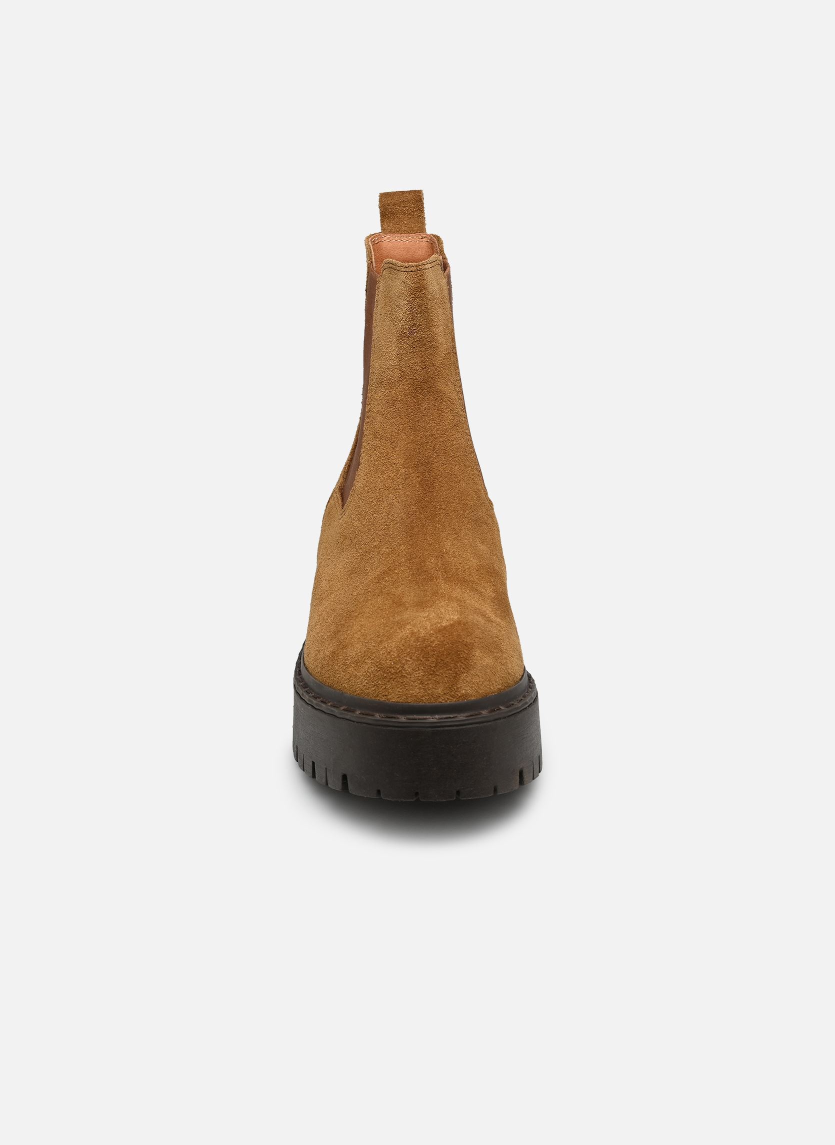 Enkellaarzen en boots RAVIE dames bruin Jonak Enkellaarzen en boots RAVIE dames bruin Croute Cognac