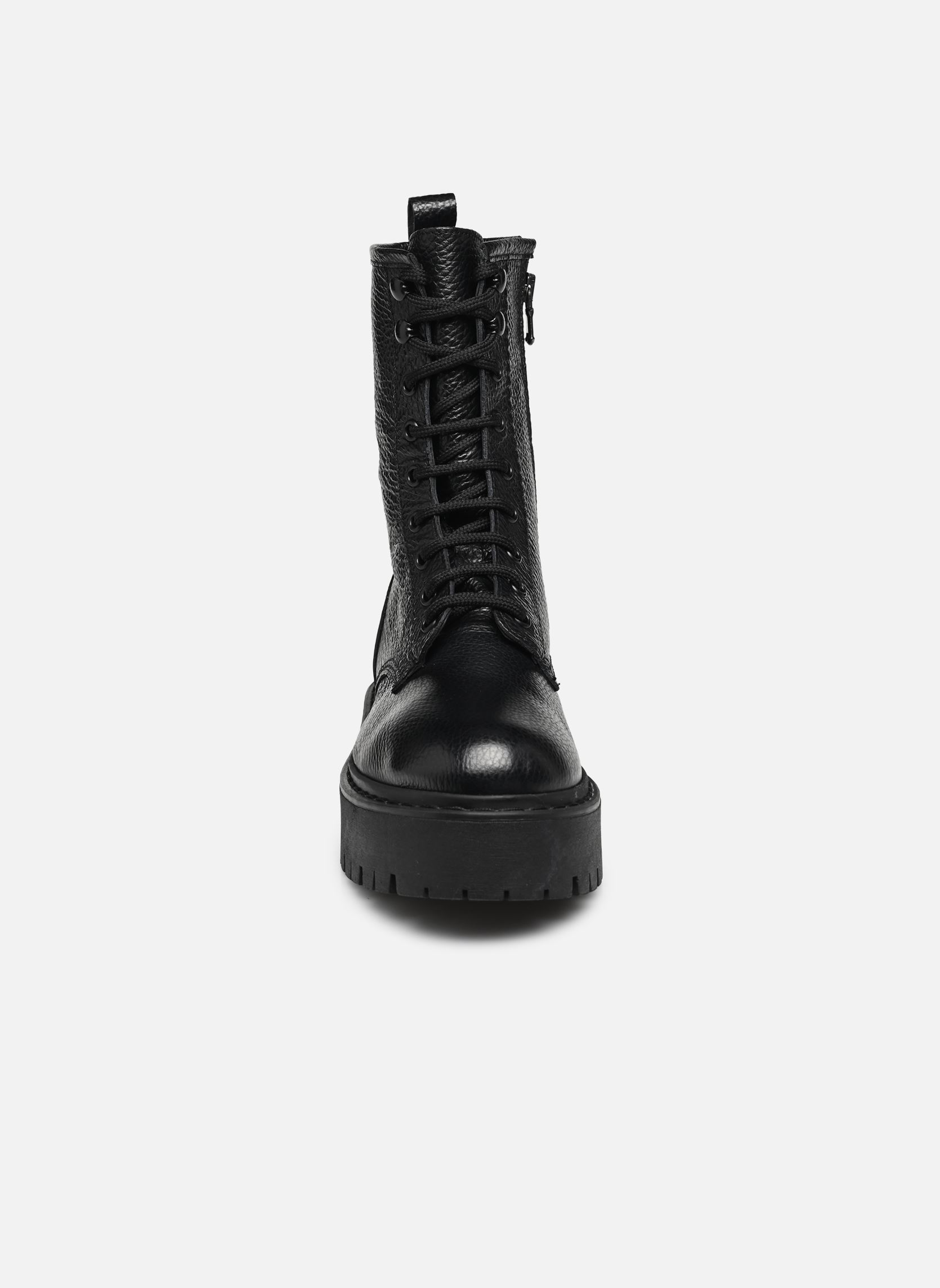 Geschnürte Stiefeletten ROBBO damen schwarz Jonak Geschnürte Stiefeletten ROBBO damen schwarz CUIR GRAINE NOIR