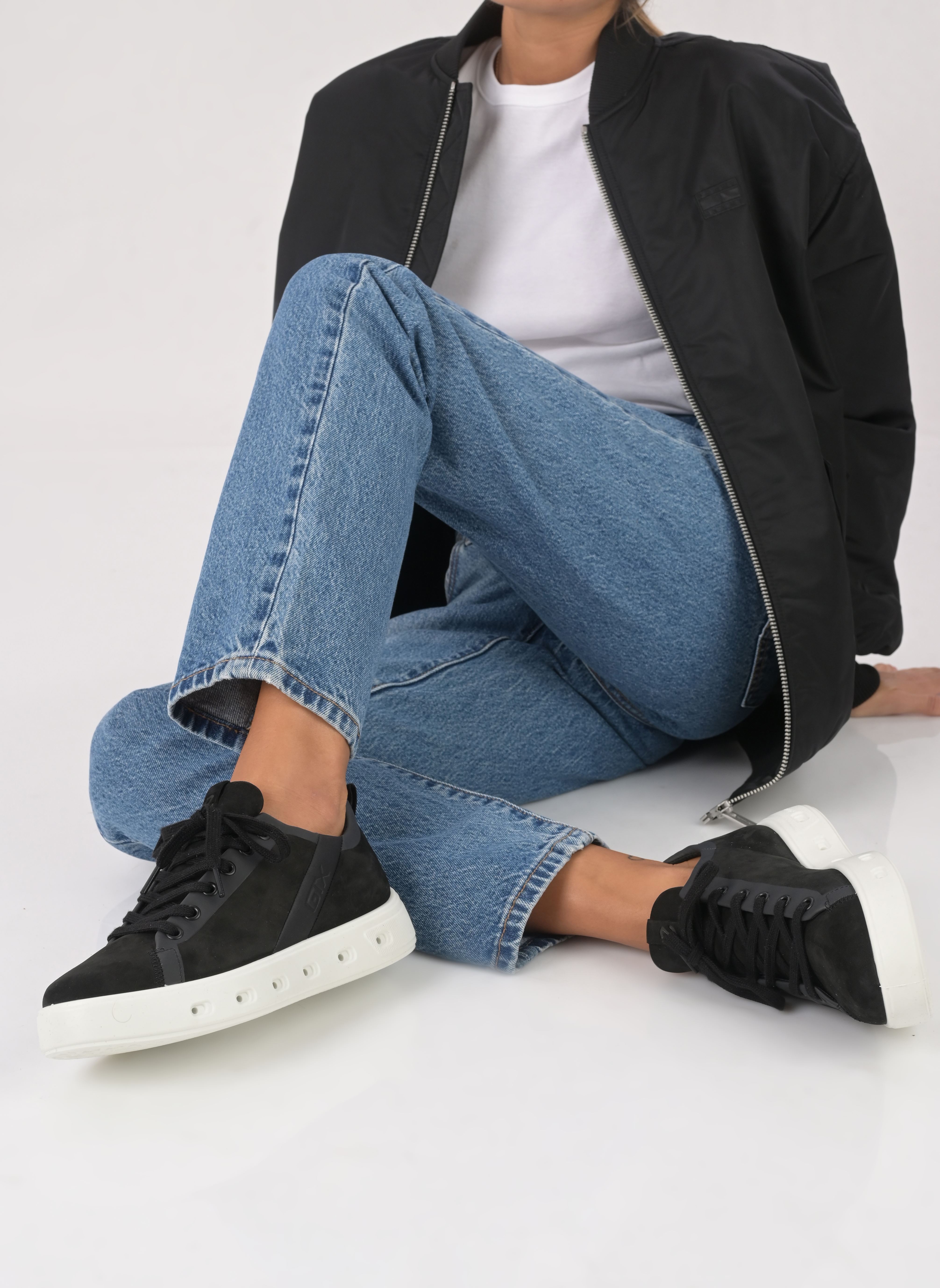 Baskets STREET 720 W LOW GTXS NB femme noir Ecco Baskets STREET 720 W LOW GTXS NB femme noir BLACK/BLACK
