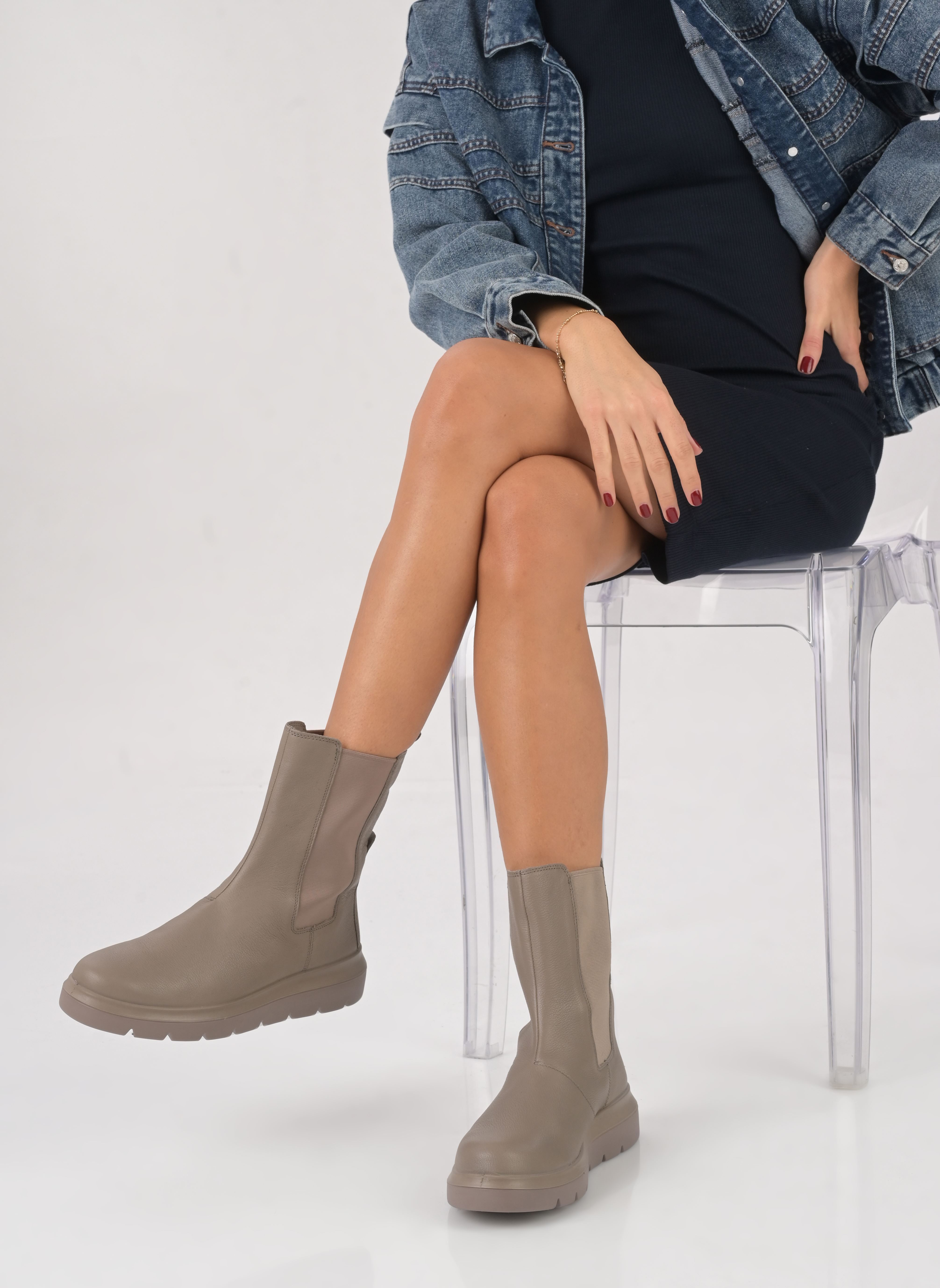 Stiefeletten und Stiefel ECCO NOUVELLE Chelsea Boot damen beige Ecco Stiefeletten und Stiefel ECCO NOUVELLE Chelsea Boot damen beige TAUPE