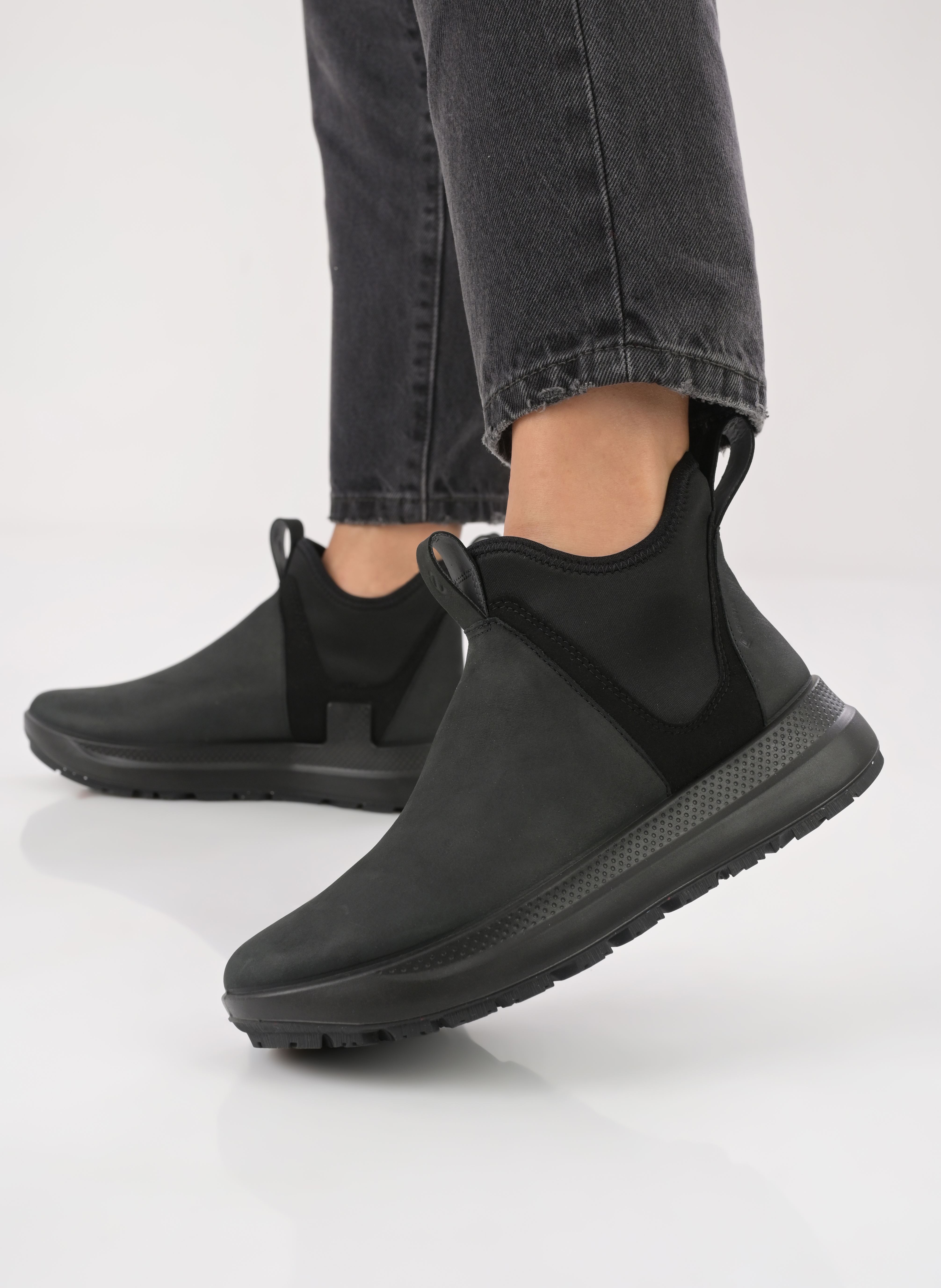 Stivaletti foderati ECCO SOLICE W CHELSEA GTX donna nero Ecco Stivaletti foderati ECCO SOLICE W CHELSEA GTX donna nero BLACK
