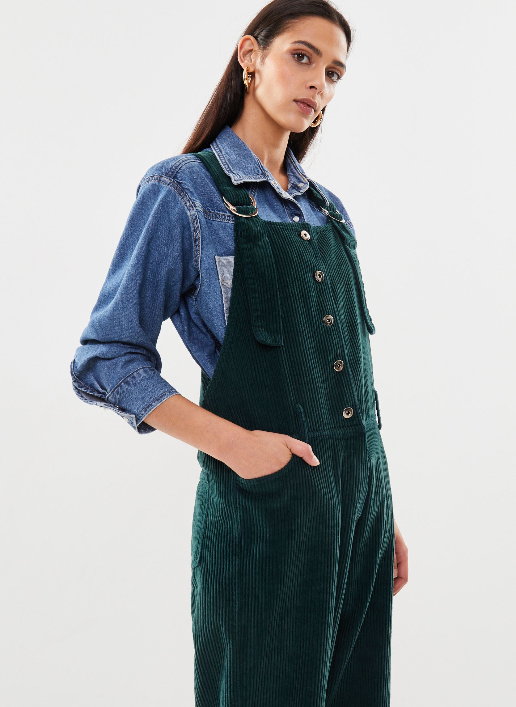 Salopettes HG-CO-URIA femme vert Humility Salopettes HG-CO-URIA femme vert VERT BOUTEILLE