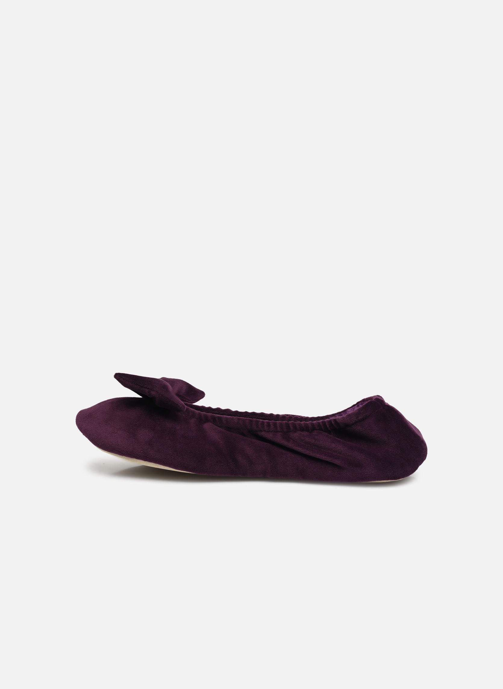 Pantoffels 95991 dames paars Isotoner Pantoffels 95991 dames paars AUBERGINE