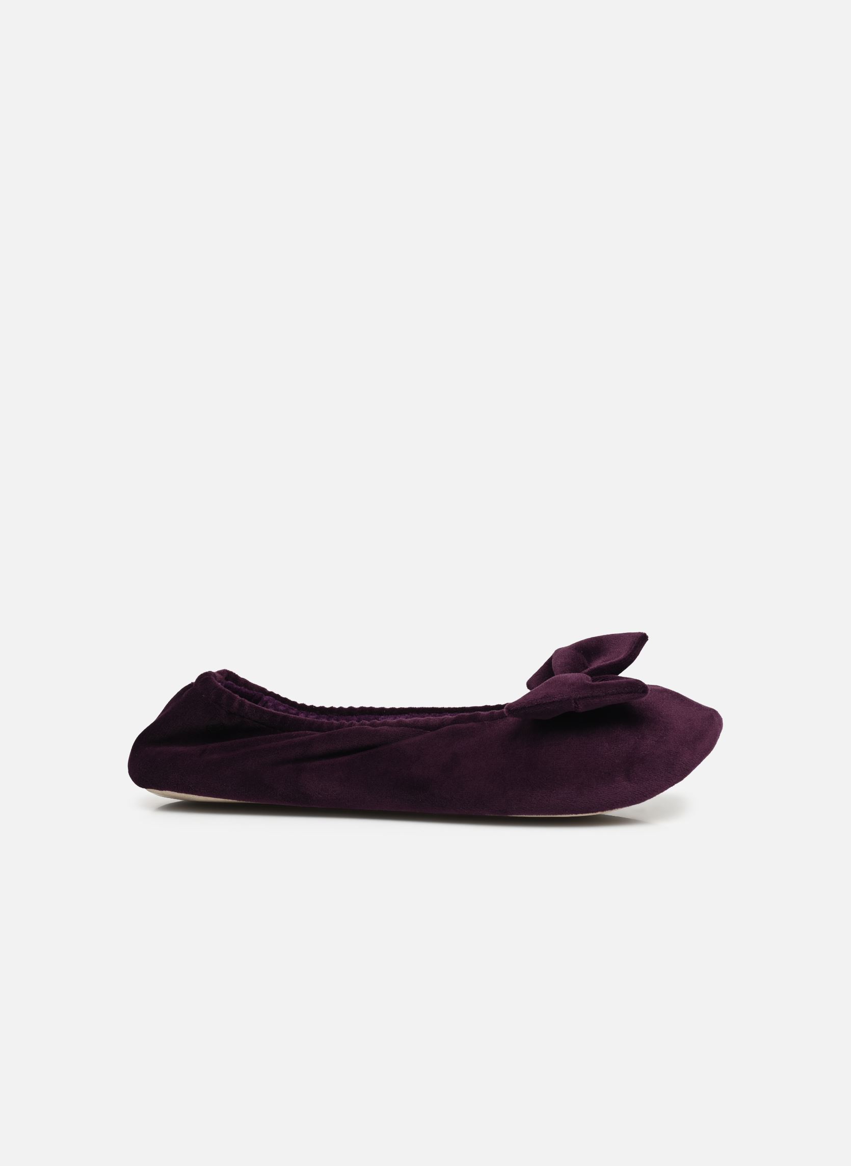 Pantoffels 95991 dames paars Isotoner Pantoffels 95991 dames paars AUBERGINE
