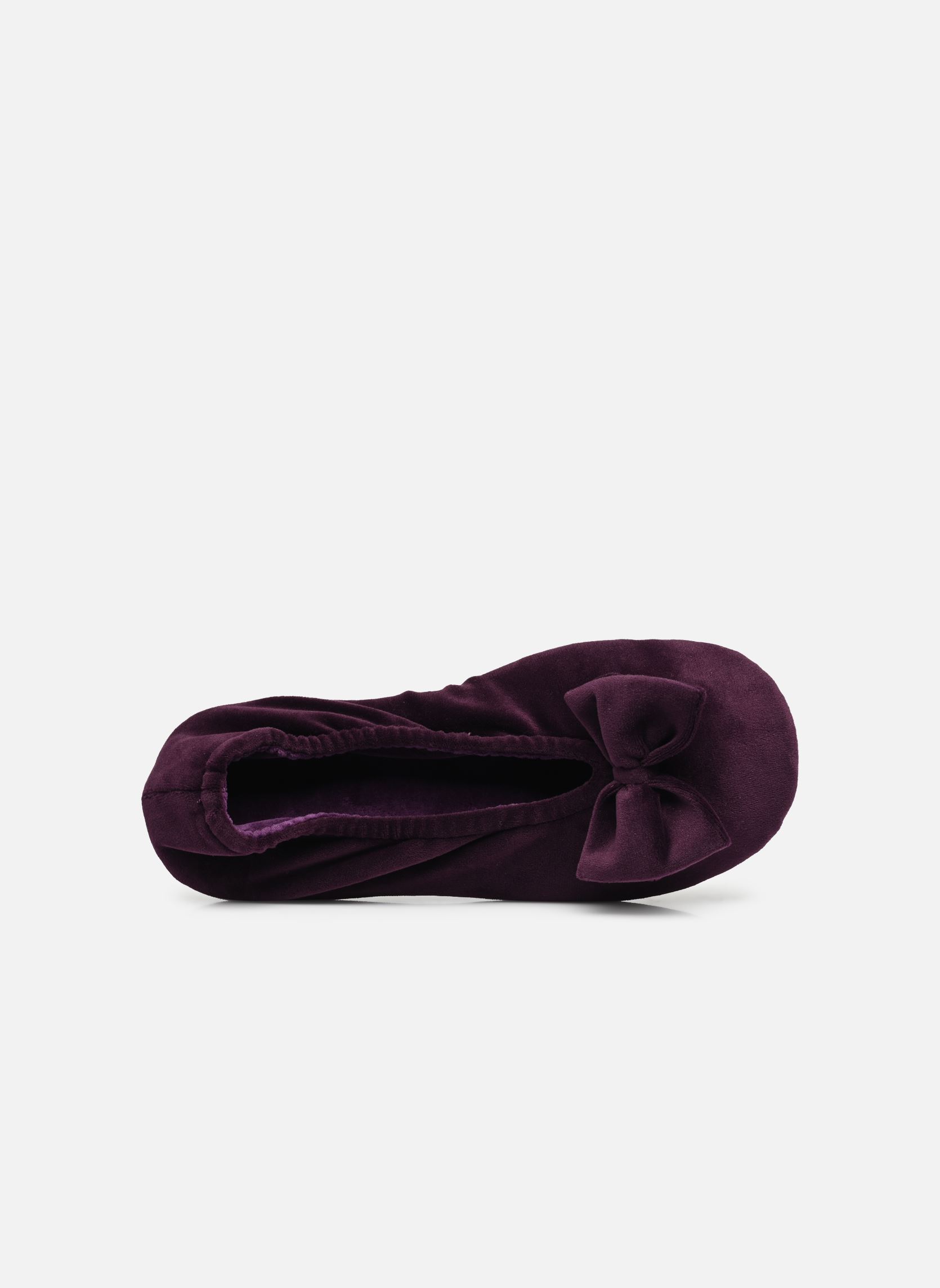 Pantoffels 95991 dames paars Isotoner Pantoffels 95991 dames paars AUBERGINE