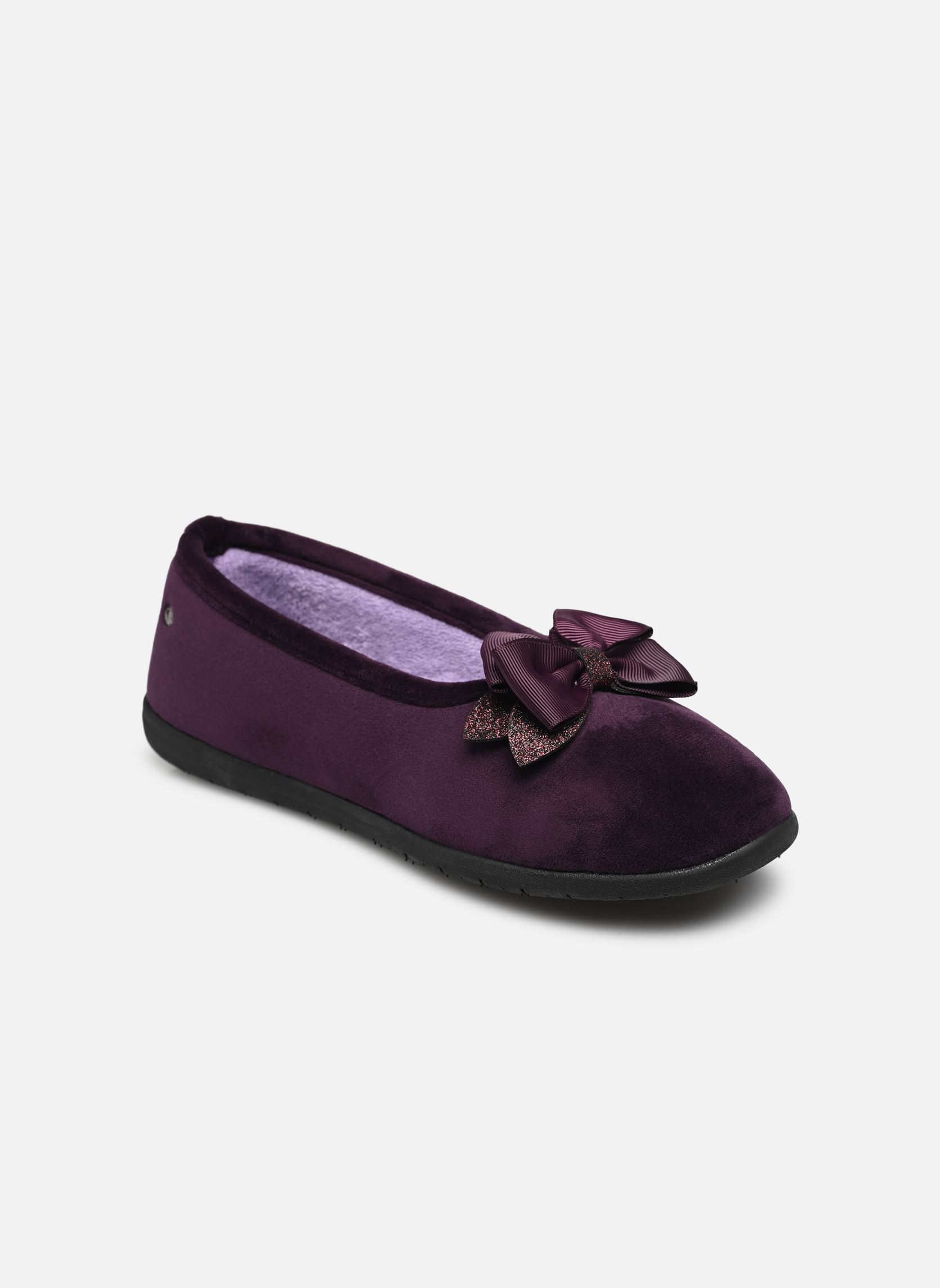Hausschuhe 97327 damen violett Isotoner Hausschuhe 97327 damen violett Aubergine
