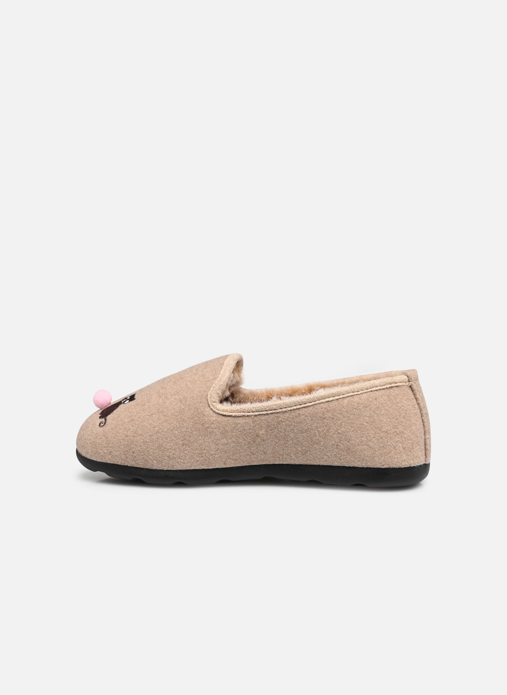 Chaussons 97352 femme beige Isotoner Chaussons 97352 femme beige BEIGE.CHINÉ