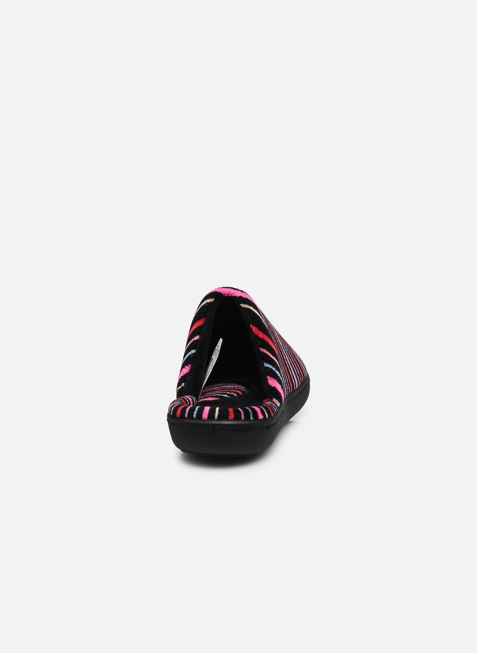 Chaussons 97354 femme multicolore Isotoner Chaussons 97354 femme multicolore RAYURES ROSES