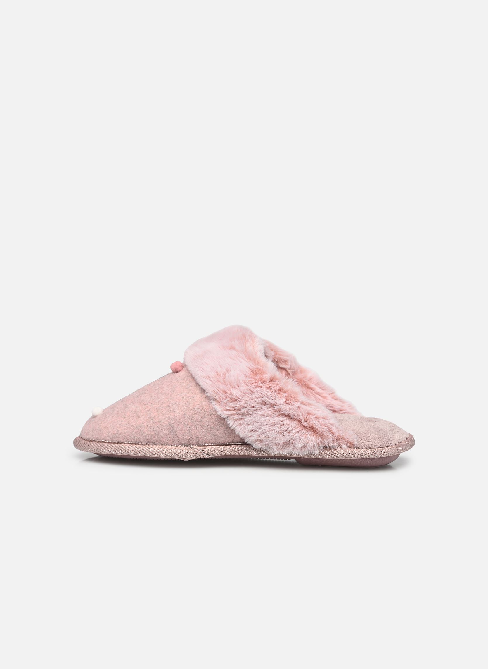 Chaussons Mule plate - Feutrine - Chat Fantasie femme rose Isotoner Chaussons Mule plate - Feutrine - Chat Fantasie femme rose Rose chine