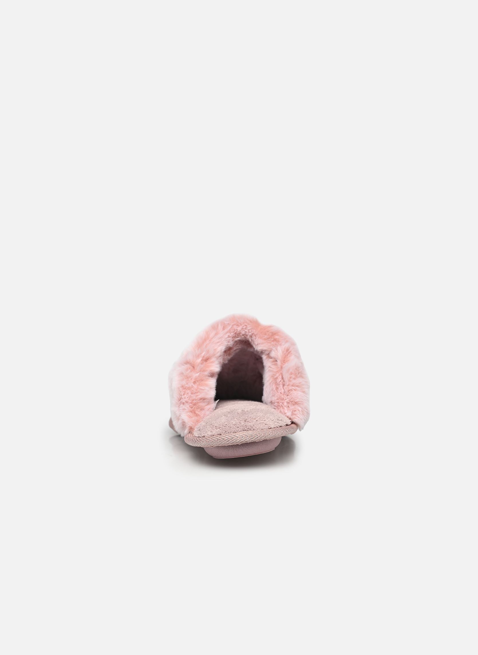 Chaussons Mule plate - Feutrine - Chat Fantasie femme rose Isotoner Chaussons Mule plate - Feutrine - Chat Fantasie femme rose Rose chine
