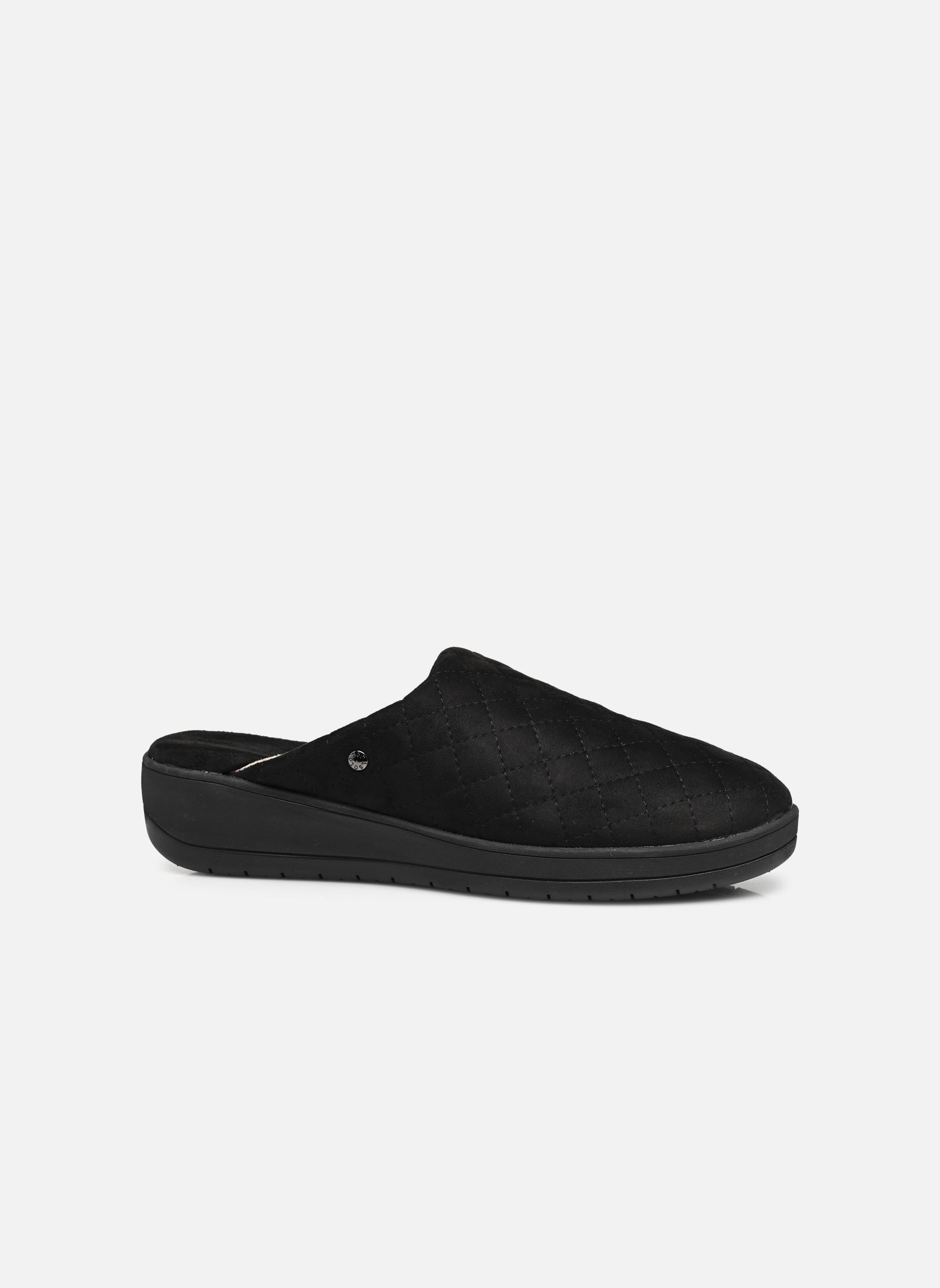 Hausschuhe 97368 damen schwarz Isotoner Hausschuhe 97368 damen schwarz Noir matelassé