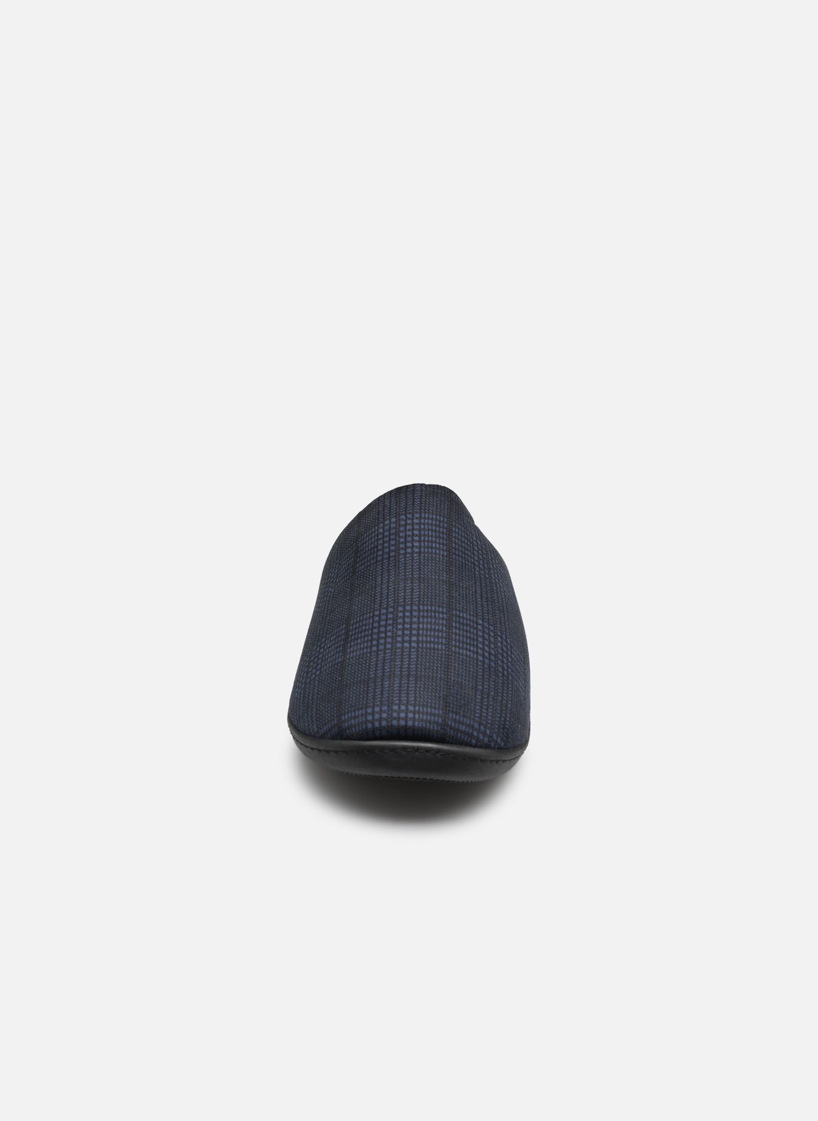 Chaussons Mule - Semelle Ergonomique Mousse Interi homme bleu Isotoner Chaussons Mule - Semelle Ergonomique Mousse Interi homme bleu Marine