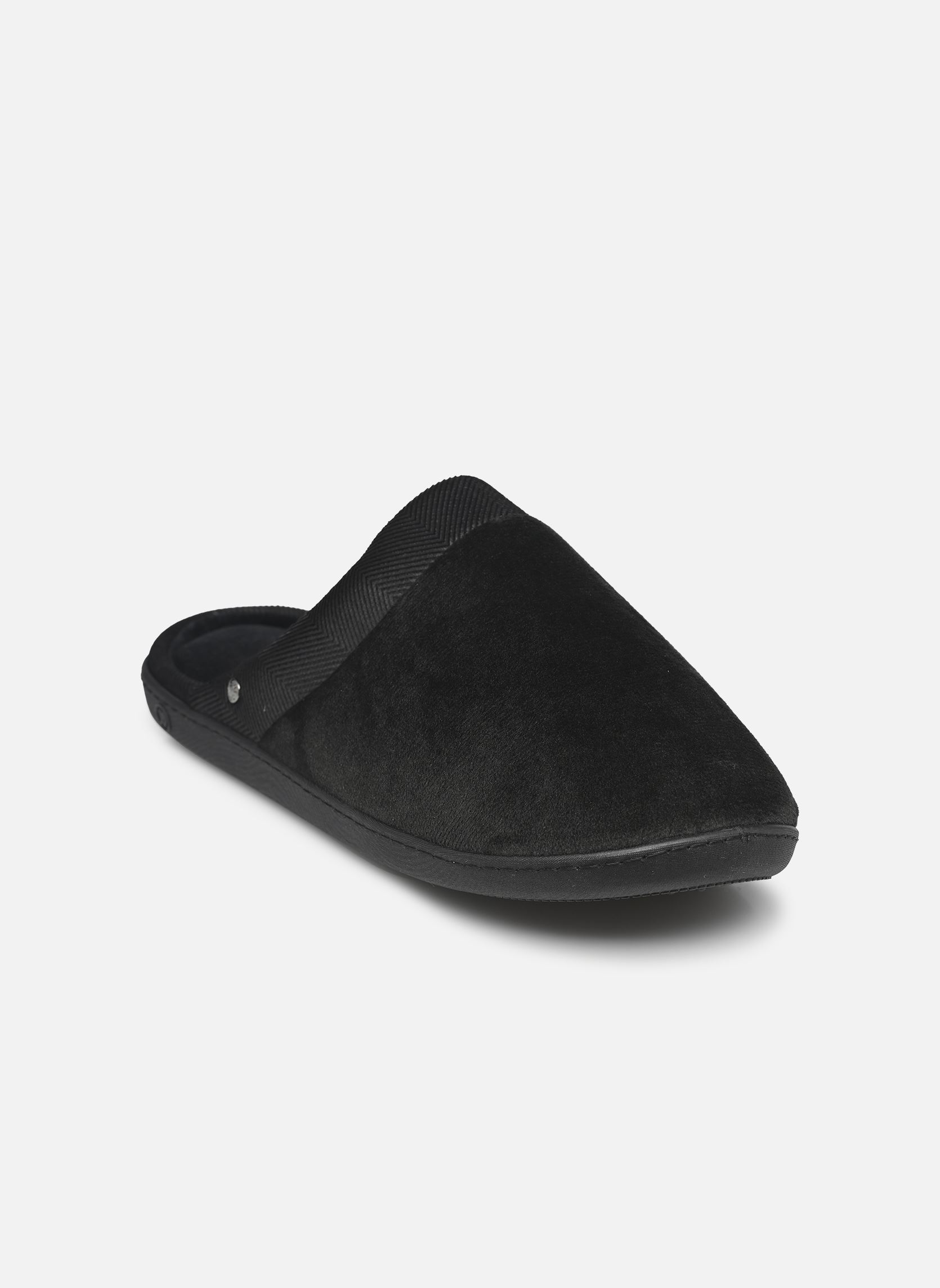 Chaussons Mule - Semelle Ergonomique Mousse Interi homme noir Isotoner Chaussons Mule - Semelle Ergonomique Mousse Interi homme noir Noir/noir