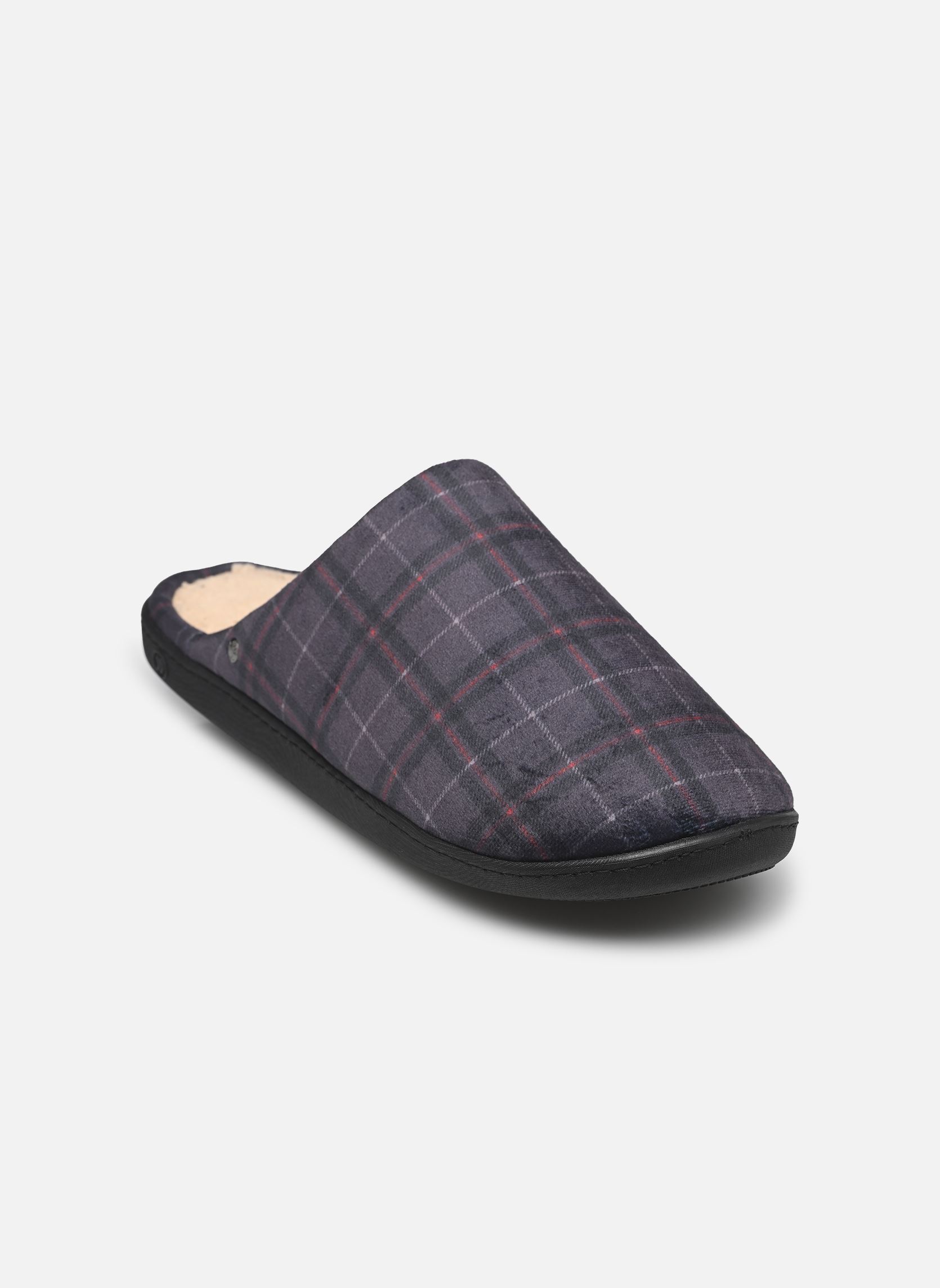 Chaussons Mule - Semelle Ergonomique Mousse Interi homme bleu Isotoner Chaussons Mule - Semelle Ergonomique Mousse Interi homme bleu Tartan