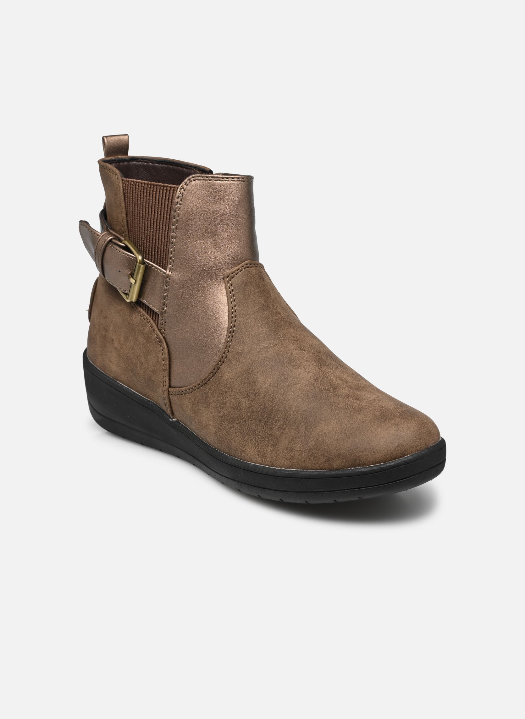 Stiefeletten und Stiefel 94956 damen braun Isotoner Stiefeletten und Stiefel 94956 damen braun marron