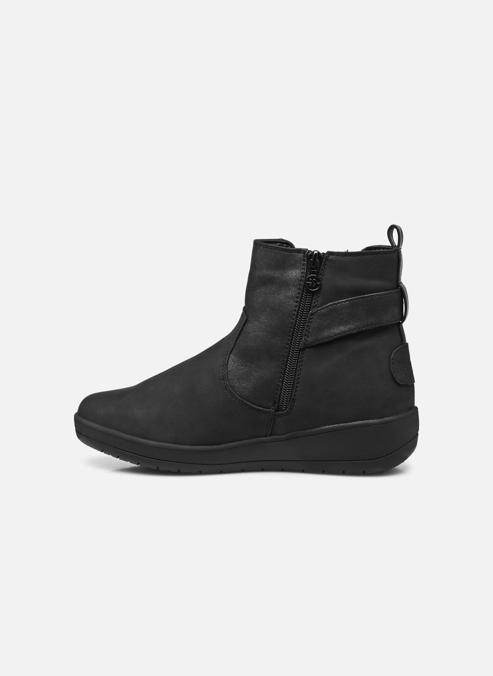 Stiefeletten und Stiefel 94956 damen schwarz Isotoner Stiefeletten und Stiefel 94956 damen schwarz NOIR