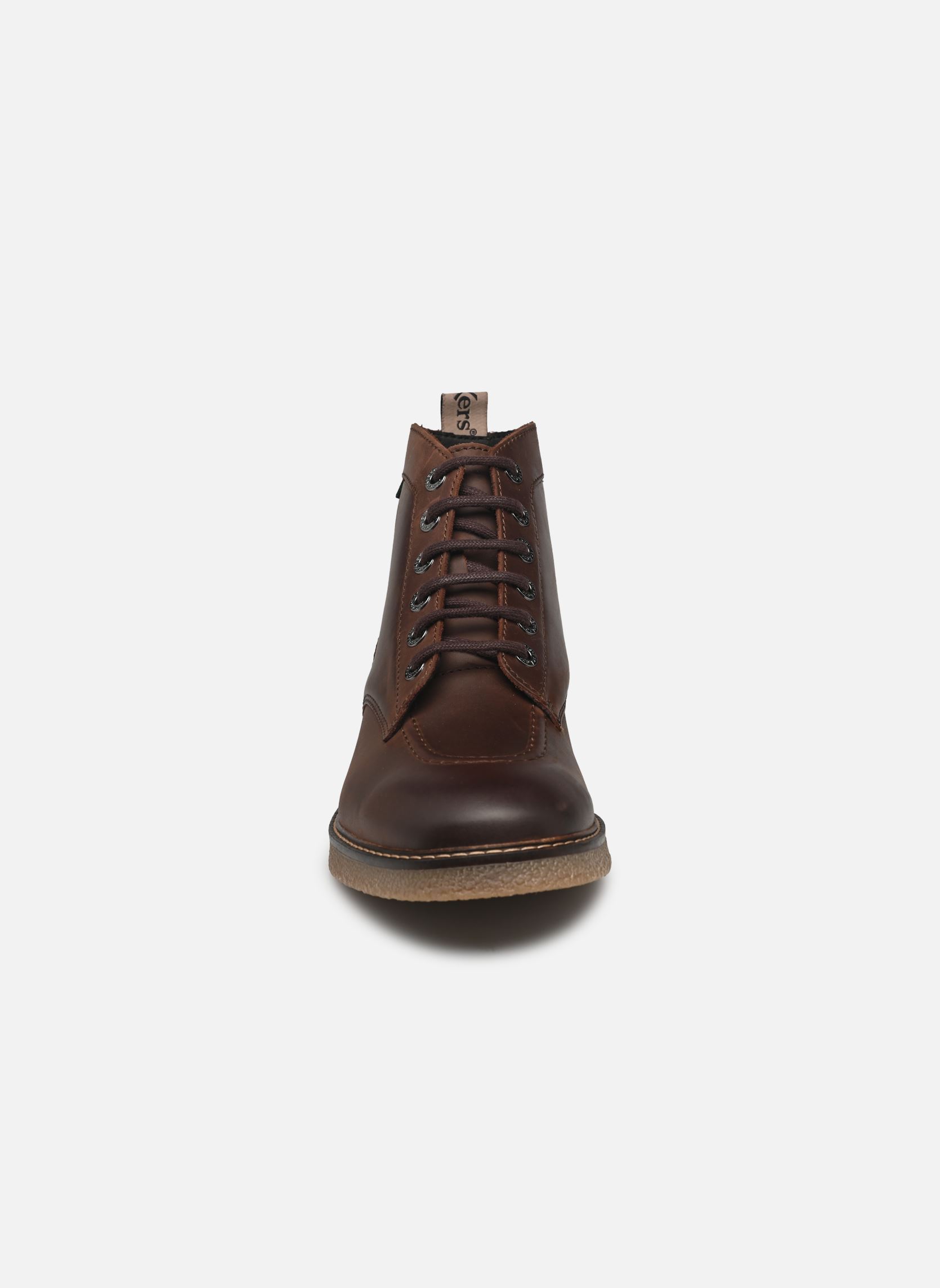 Botines con cordones KICK LEGENDARY hombre marrón Kickers Botines con cordones KICK LEGENDARY hombre marrón Marron Fonce