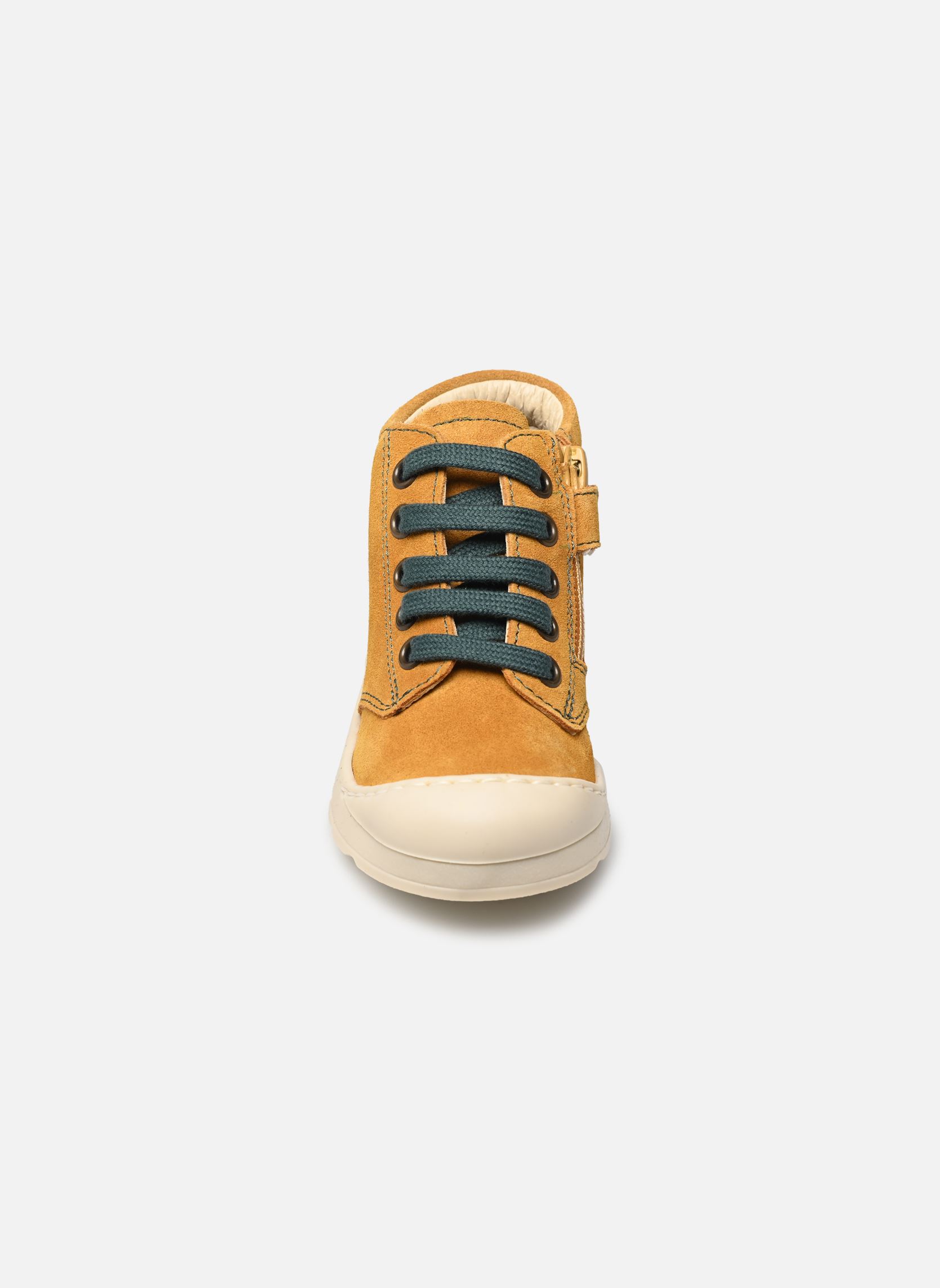 Stiefeletten / Ankle Boots LABLOOM ZIP jungen gelb Naturino Stiefeletten / Ankle Boots LABLOOM ZIP jungen gelb SUEDE ZUCCA GREEN BOTTLE