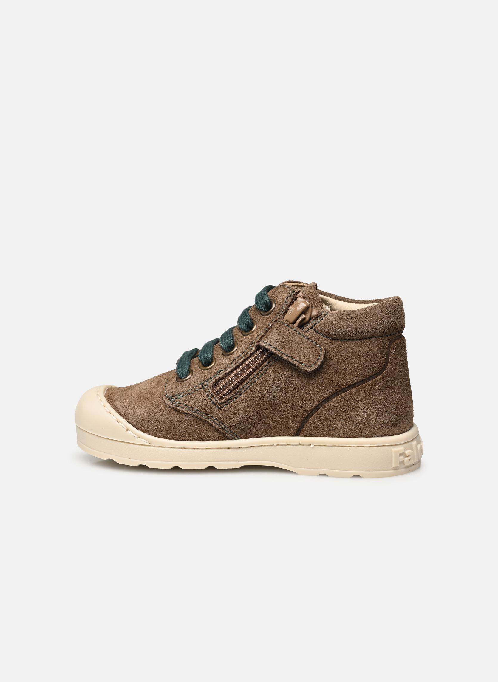 Stiefeletten / Ankle Boots LABLOOM ZIP jungen braun Naturino Stiefeletten / Ankle Boots LABLOOM ZIP jungen braun SUEDE LIGHT BROWN GREEN BOTTLE