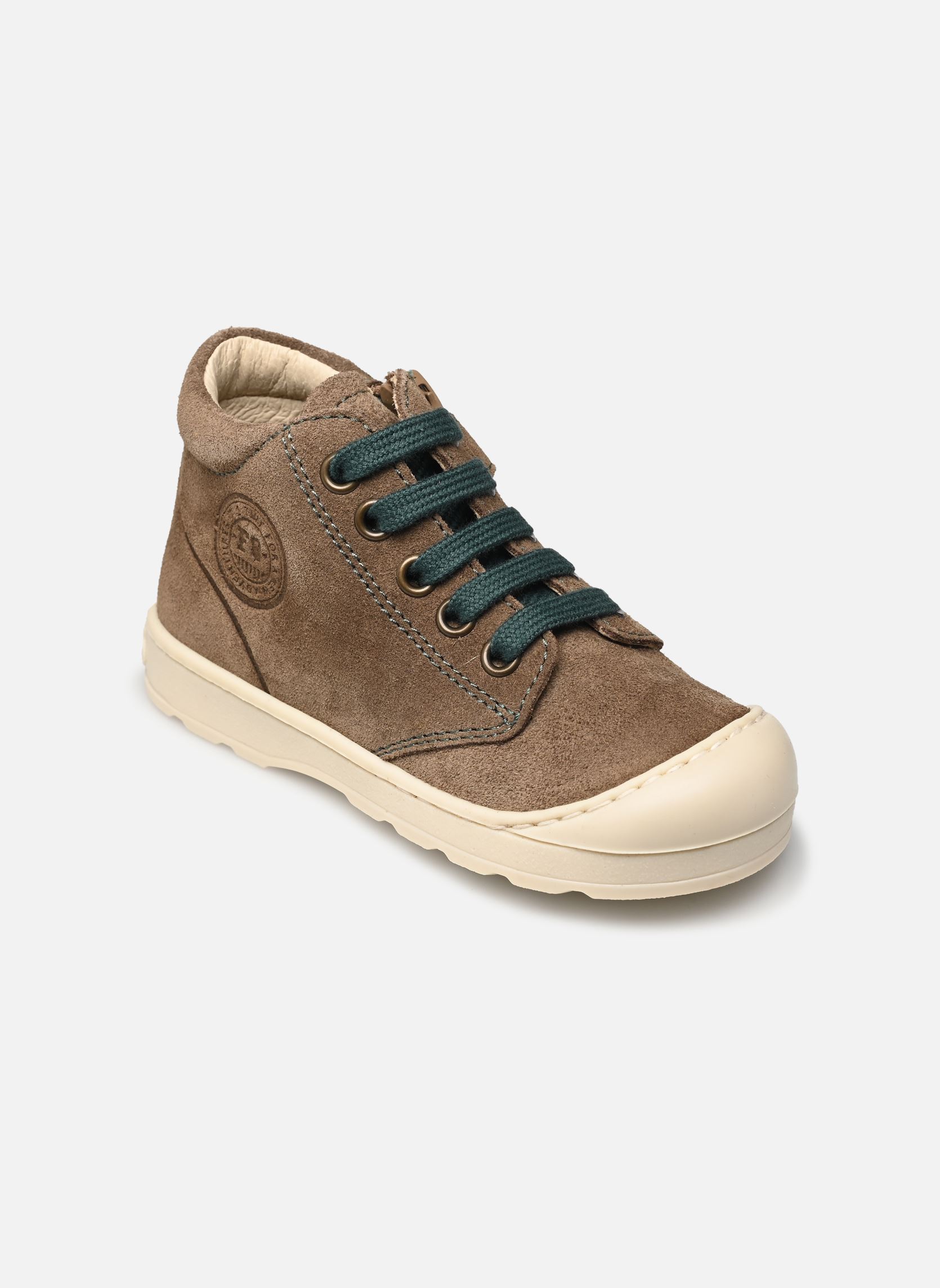 Stiefeletten / Ankle Boots LABLOOM ZIP jungen braun Naturino Stiefeletten / Ankle Boots LABLOOM ZIP jungen braun SUEDE LIGHT BROWN GREEN BOTTLE