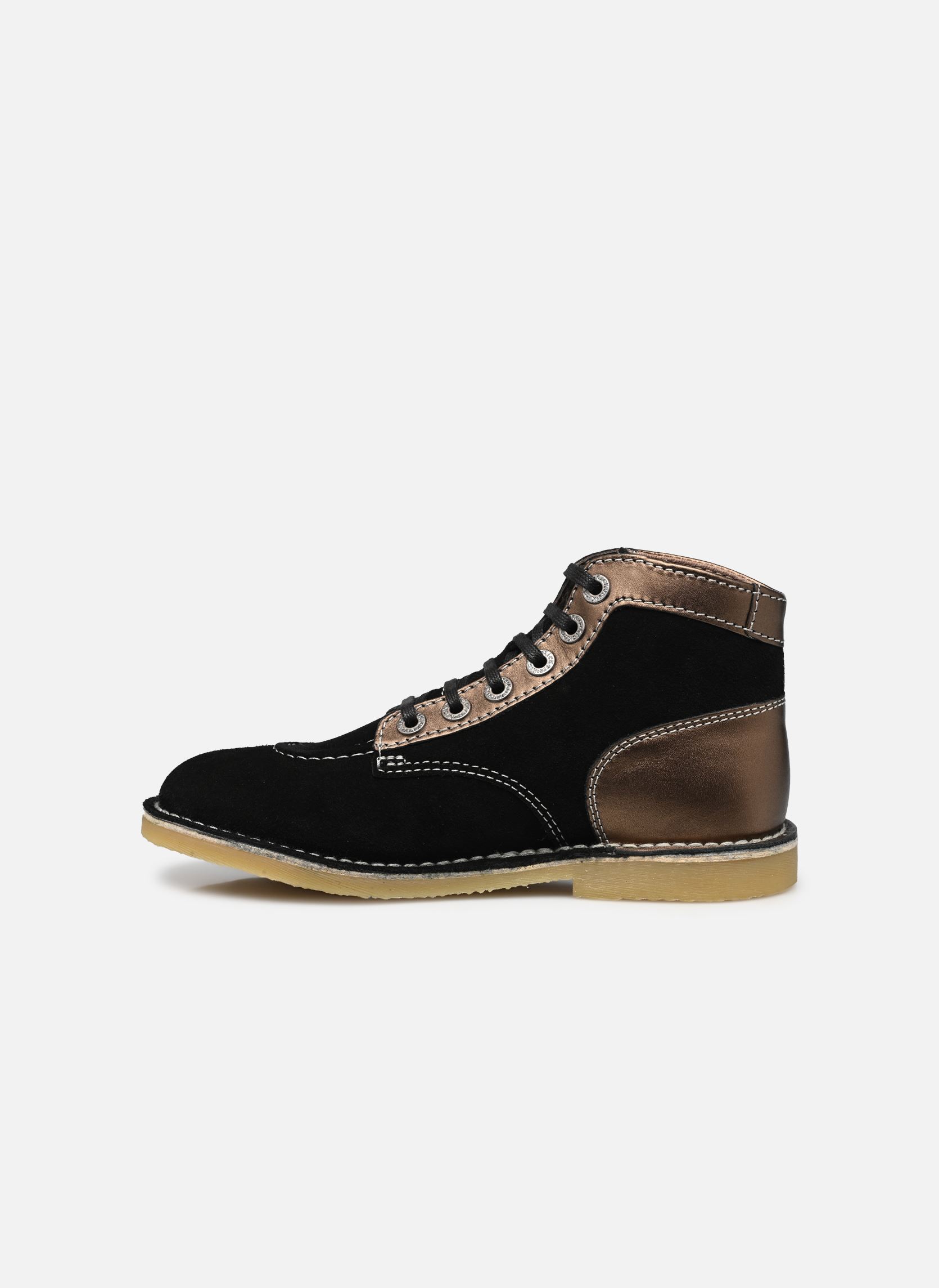 Bottines à lacets KICKLEGEND 2 femme noir Kickers Bottines à lacets KICKLEGEND 2 femme noir Noir/Bronze